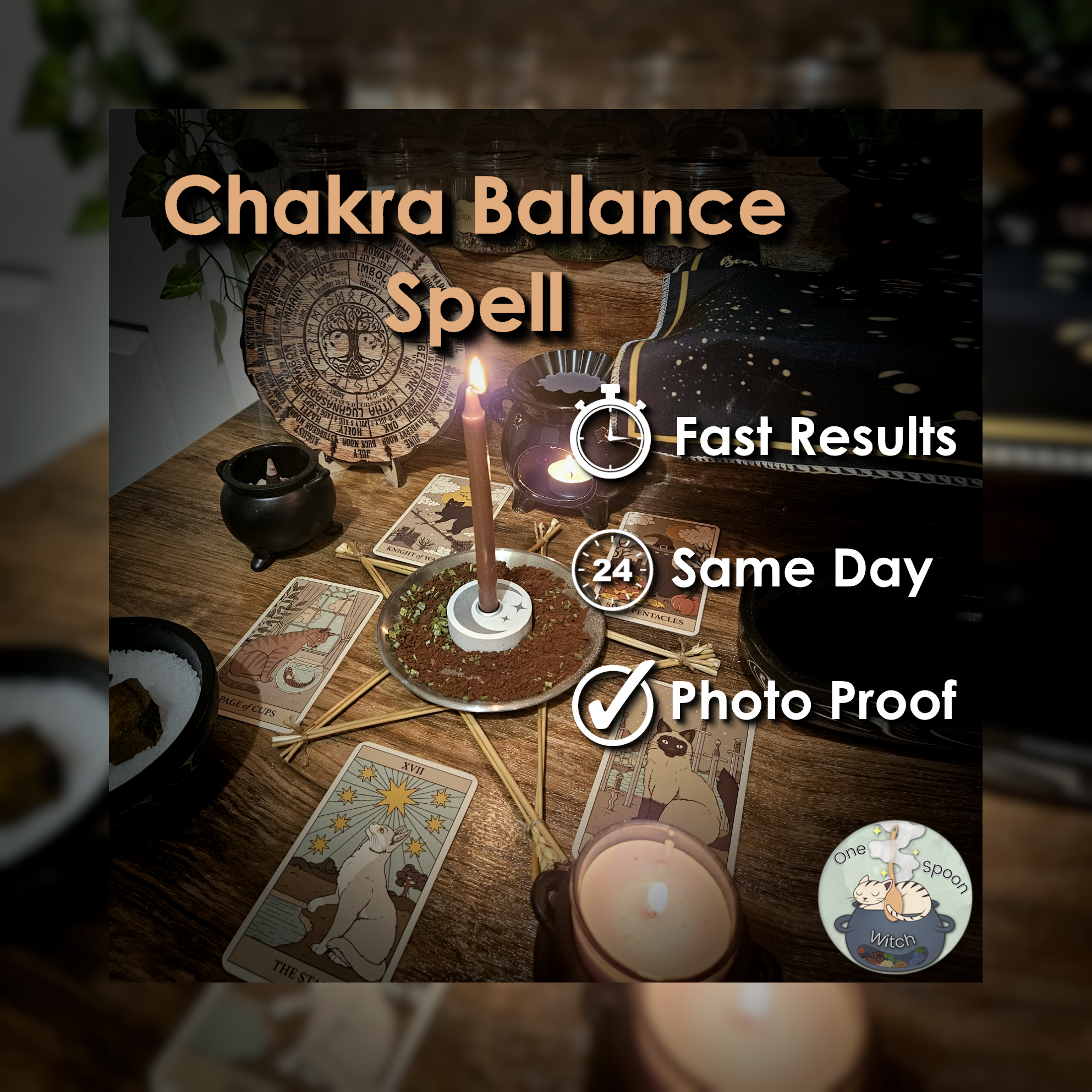 Chakra Balance & Energy Spell - SAMEDAY Casting for Peace, Cleansing, Grounding 🪷
