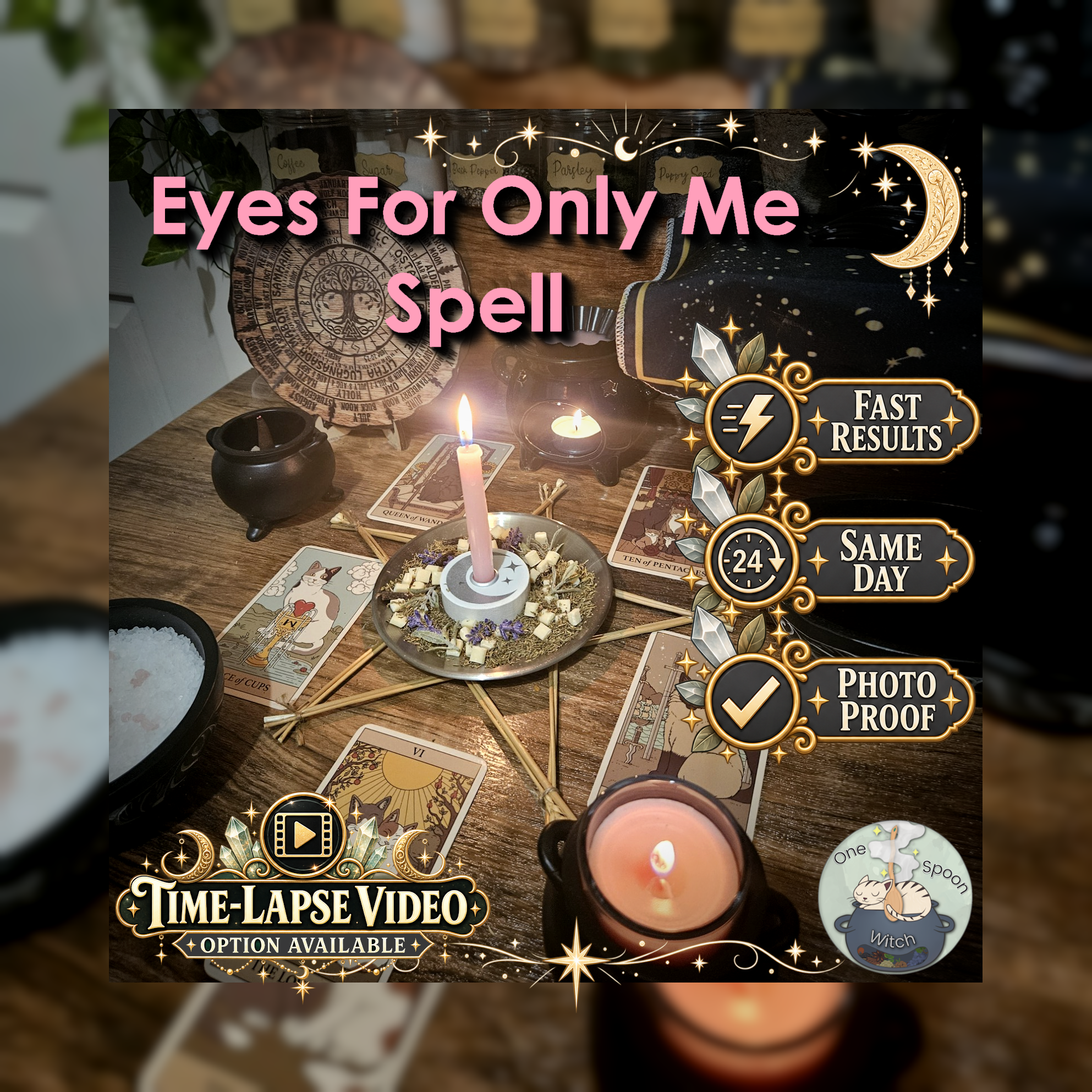 Eyes for Only Me Spell - SAME DAY Casting for Trust, Communication, Connection, Relationship, & Friendship
