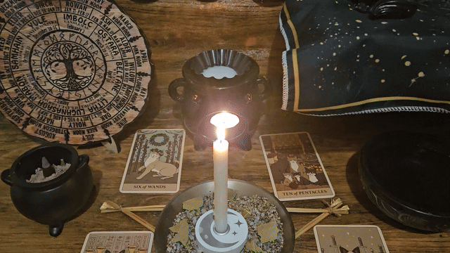 A close-up video showing the same-day ritual and spell casting in progress for the 3rd Party Removal Spell.