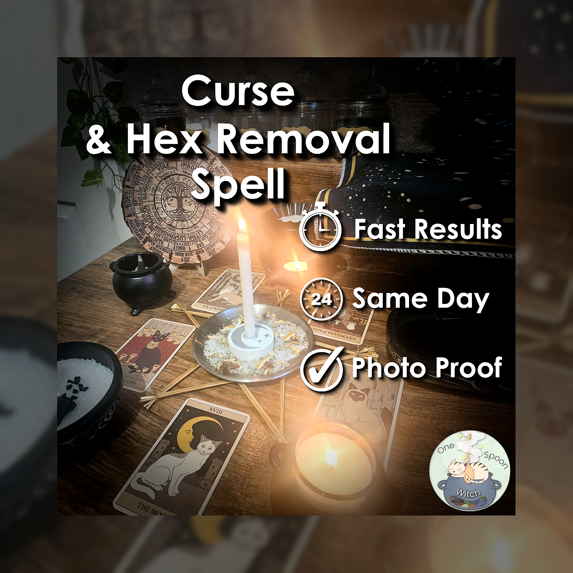 Curse and Hex Removal Spell - SAME DAY Casting for Protection, Safety, Cleansing, Shielding, & Purification 💫
