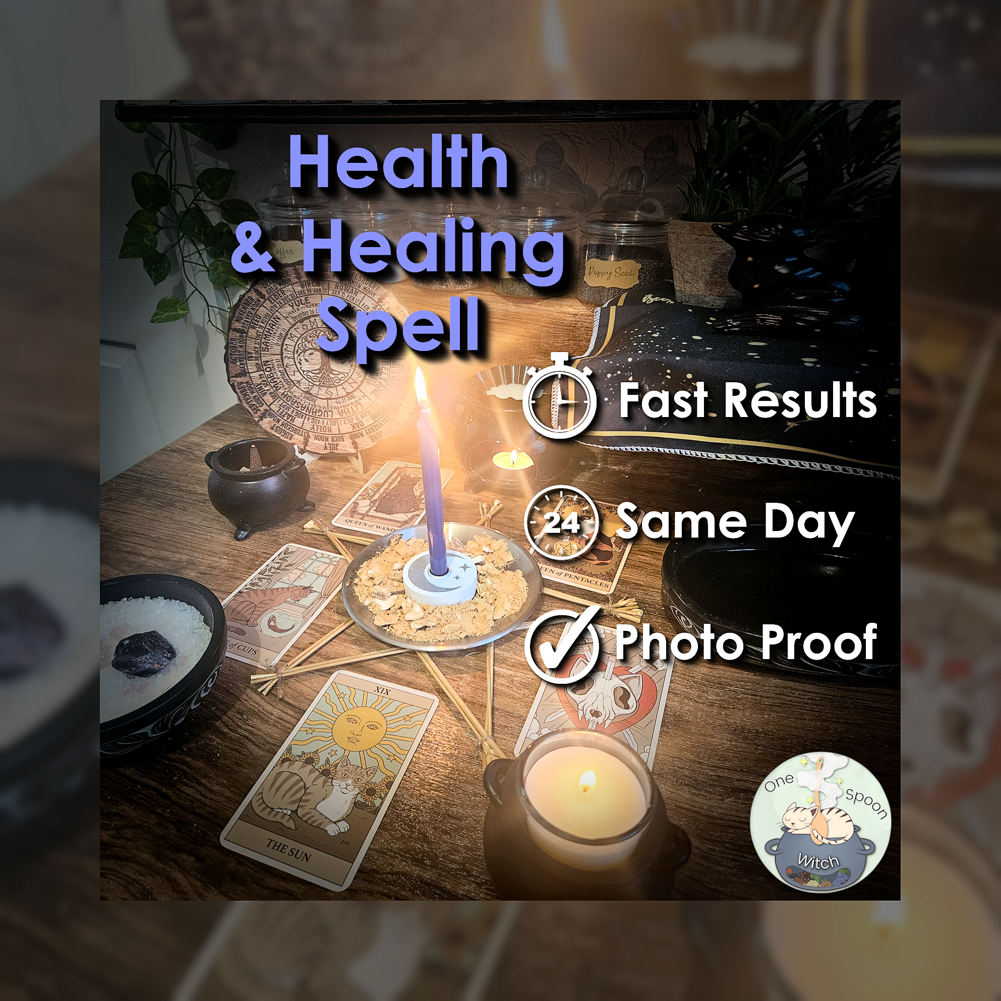 Health and Healing Spell - SAME DAY Casting for Cleansing, Peace, Energy, Protection, & Balance 🍃