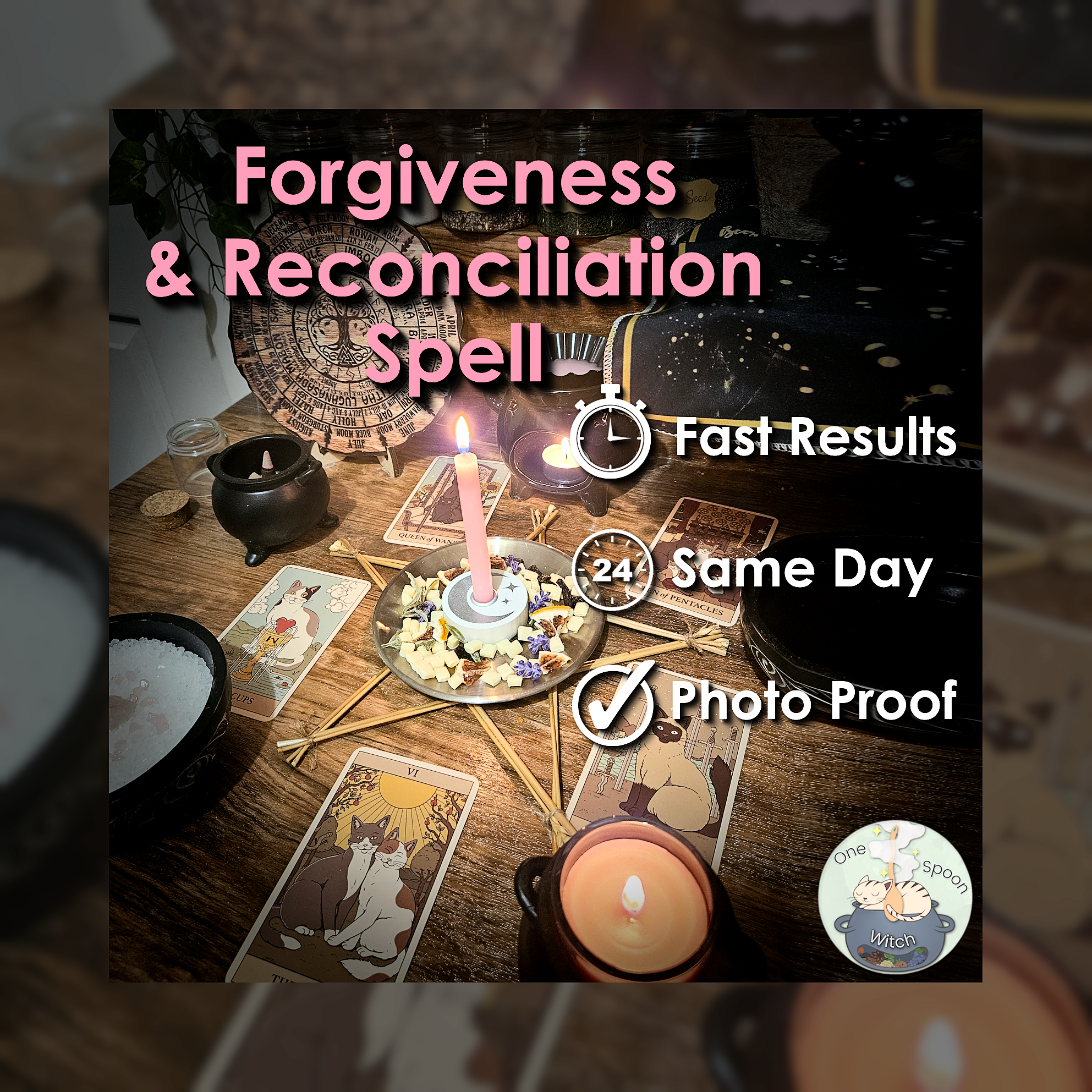 Forgiveness and Reconciliation Spell - SAME DAY Casting for Trust, Communication, Connection, Loyalty, & Friendship 🩷