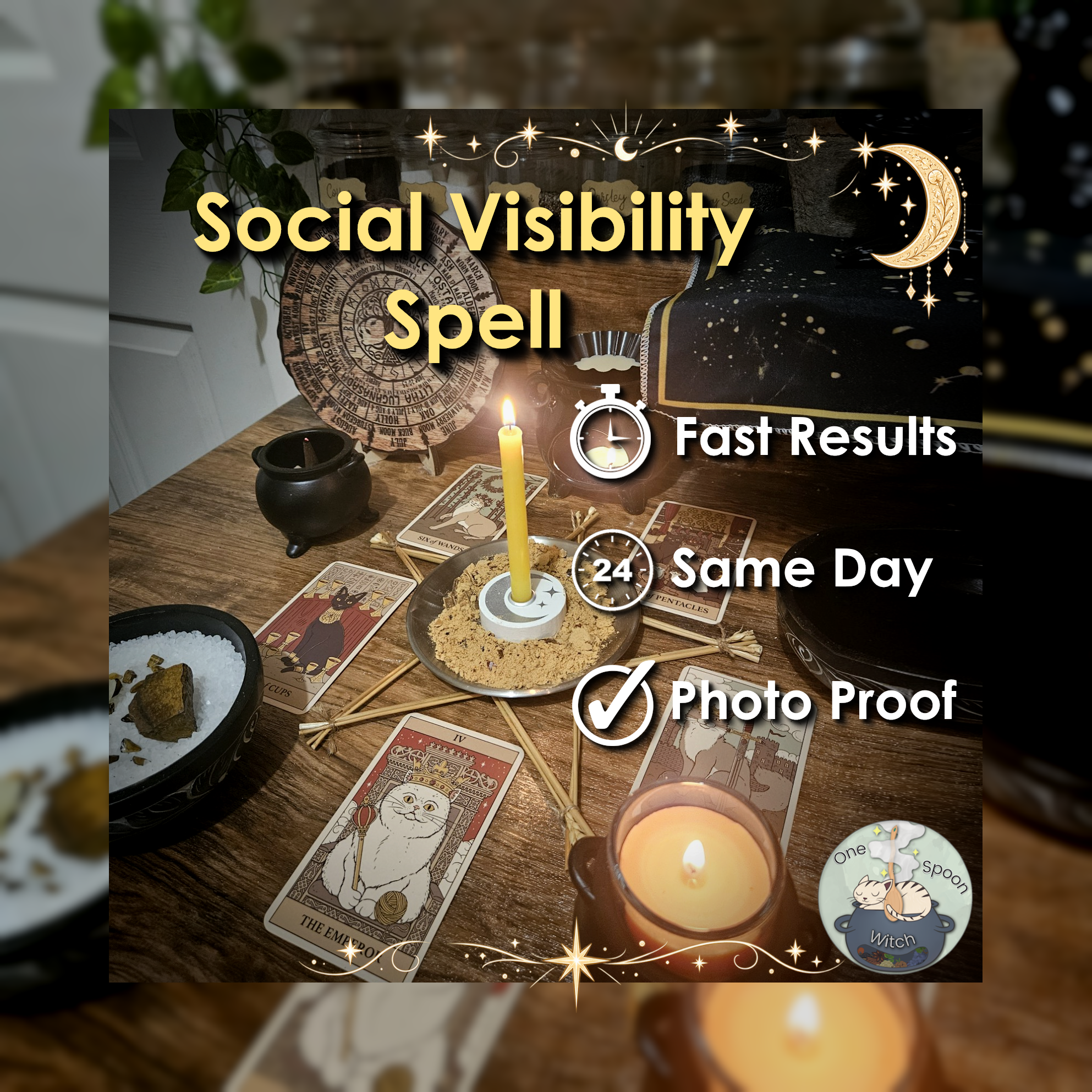 Social Media Spell - SAME DAY Casting for Respect, Power, Recognition, Opportunity, & Success