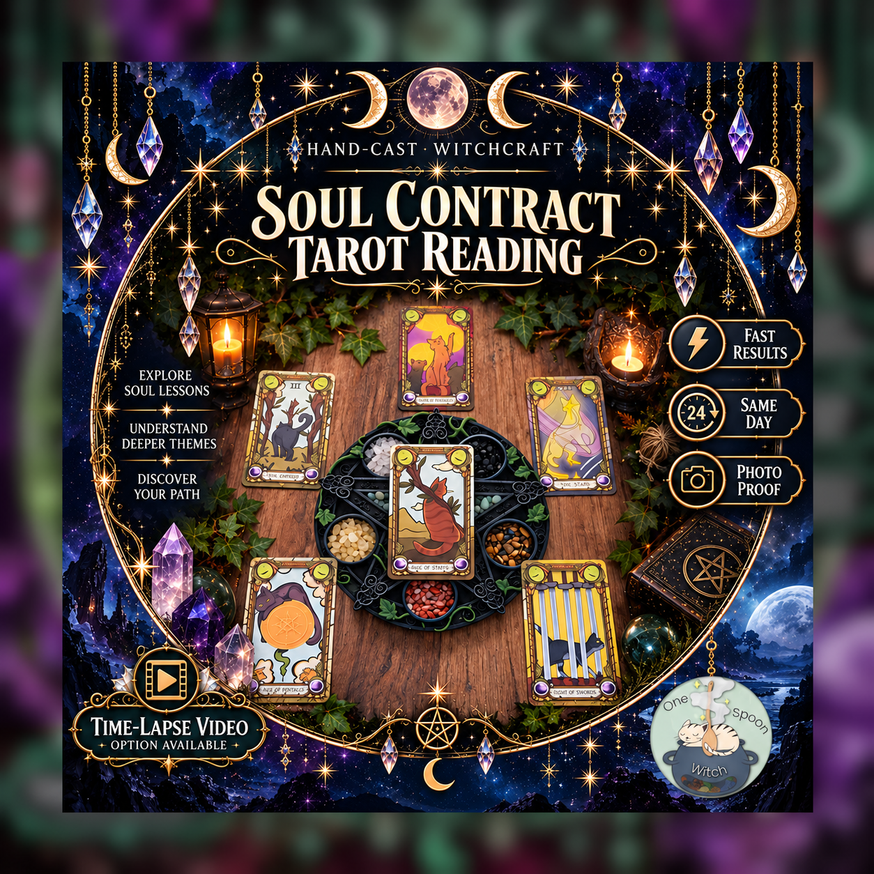 Soul Contract Tarot Read - SAME DAY Reading for Awareness, Consciousness, Understanding, Insight 🪽