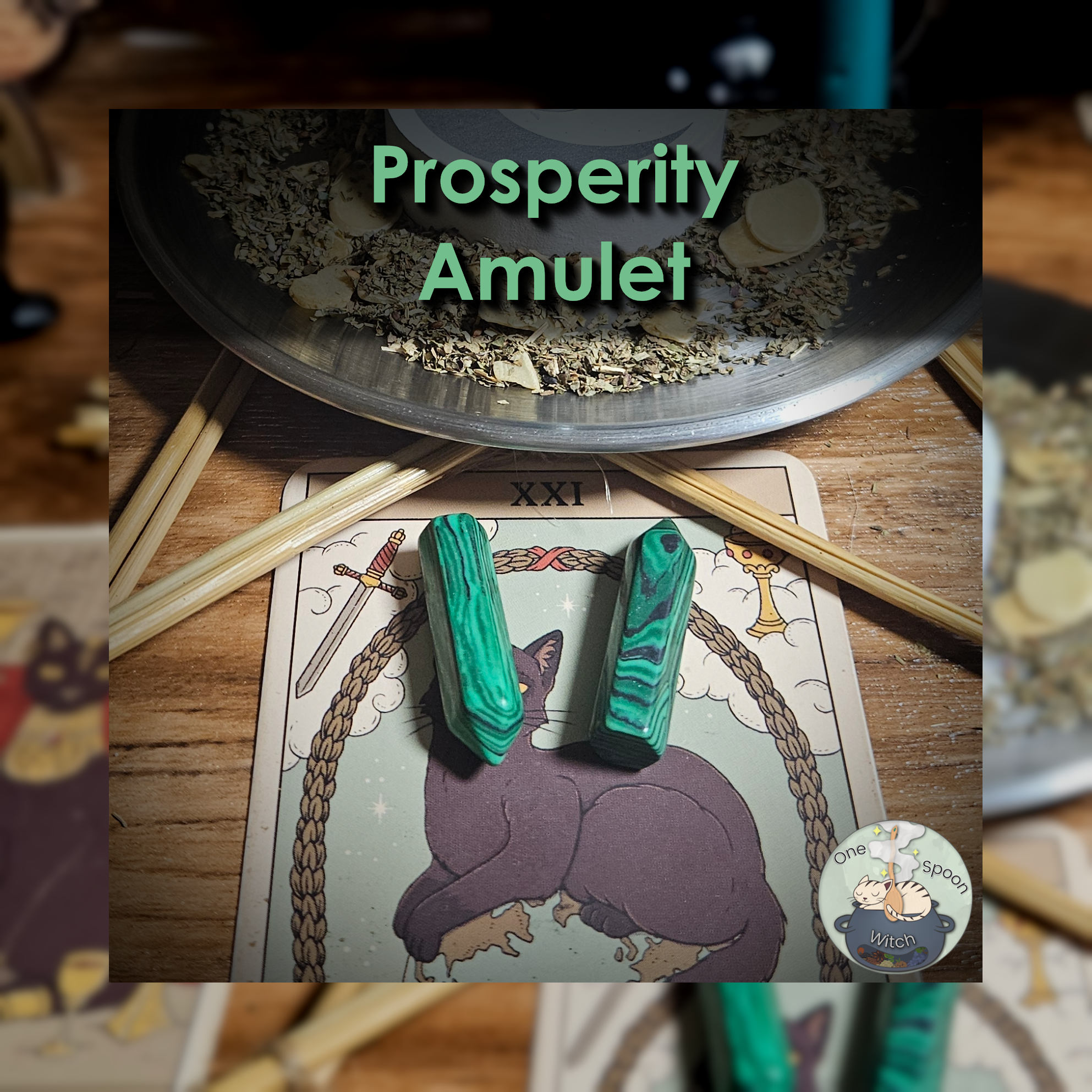 Ritually Bound Prosperity Amulet - Magnet for Financial Abundance, Success, Wealth, Opportunity, Fortune (Tower Crystal Vessel) 💫