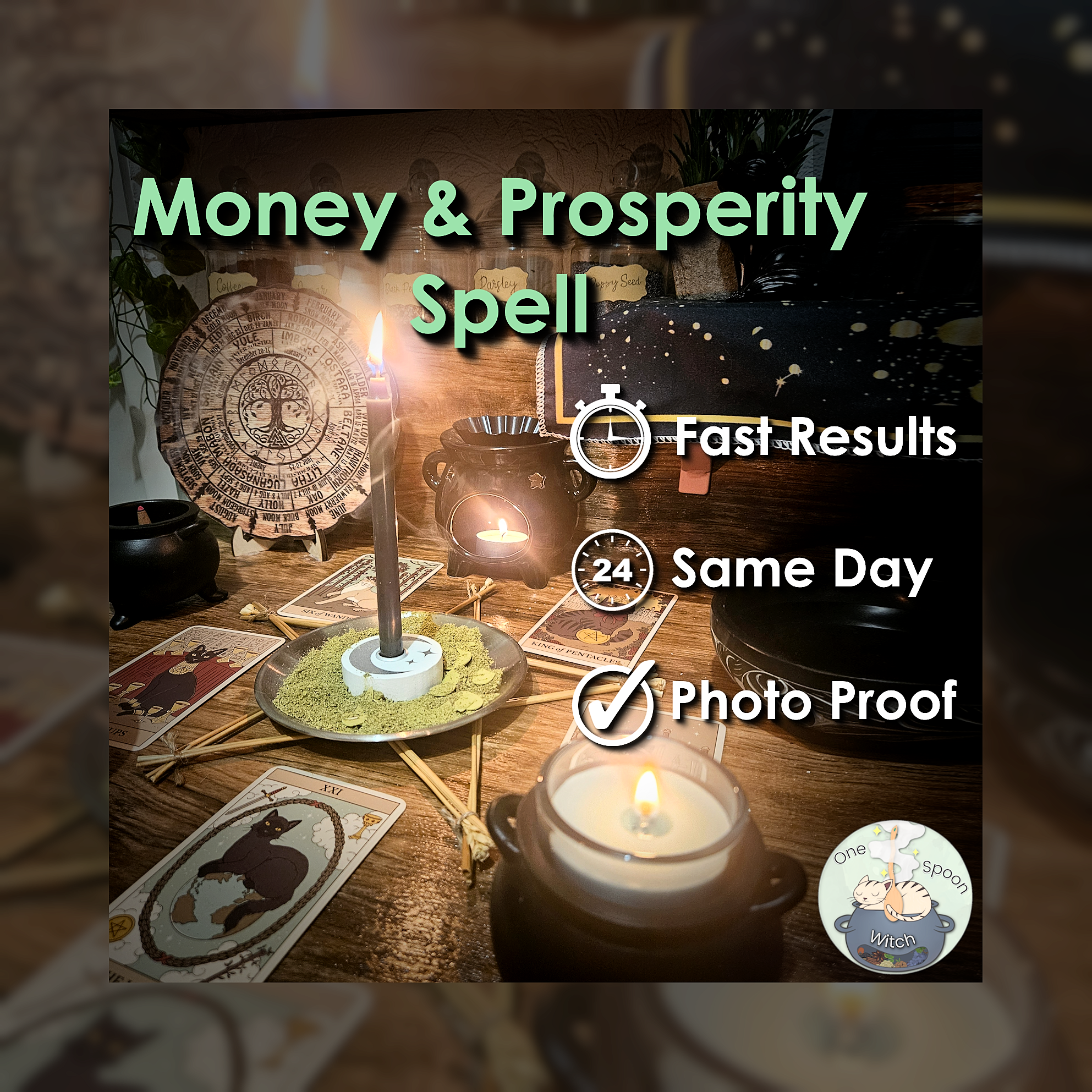 Money and Prosperity Spell - SAME DAY Casting for Financial Abundance, Success, Wealth, Opportunity, & Fortune 💫