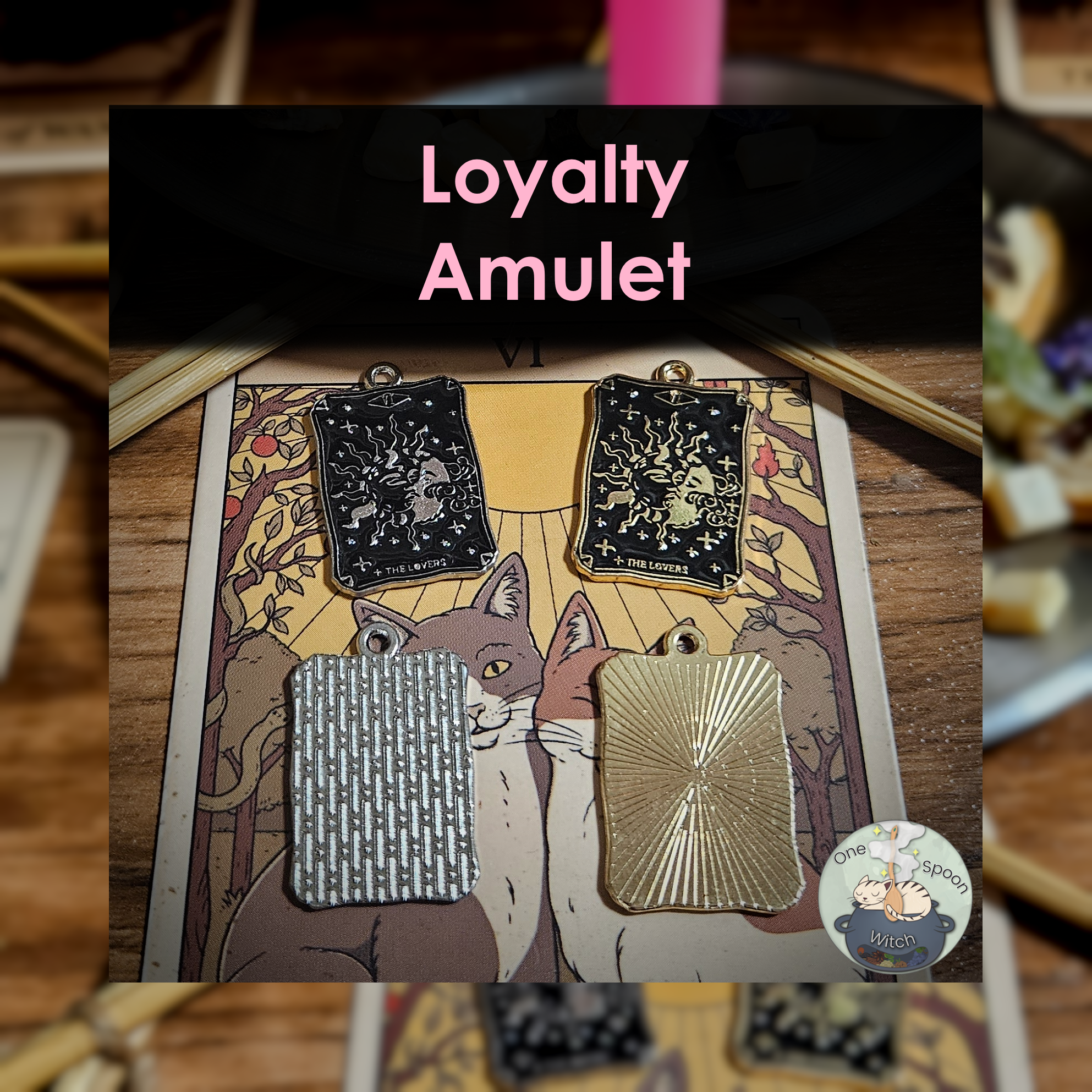 Ritually Bound Loyalty Amulet - Magnet for Trust, Communication, Connection, Relationship, Commitment (Tarot Charm Vessel) 🩷