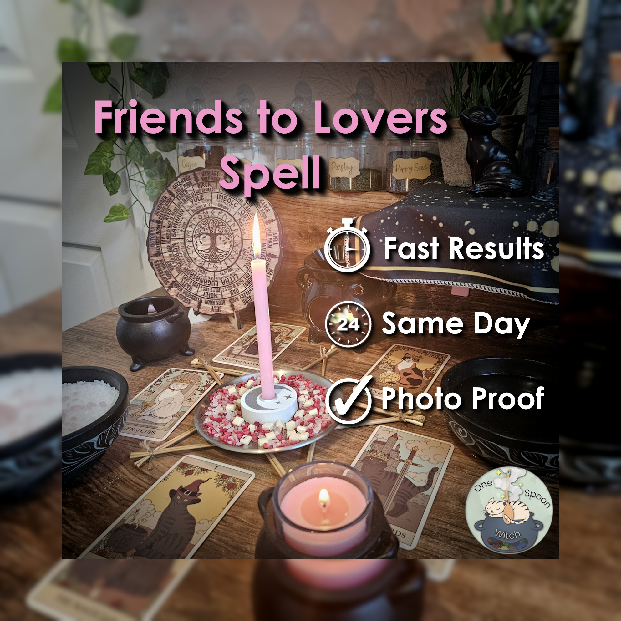Friends to Lovers Spell - SAME DAY Casting for Beauty, Empowerment, Attraction, Confidence, & Radiance 🌷