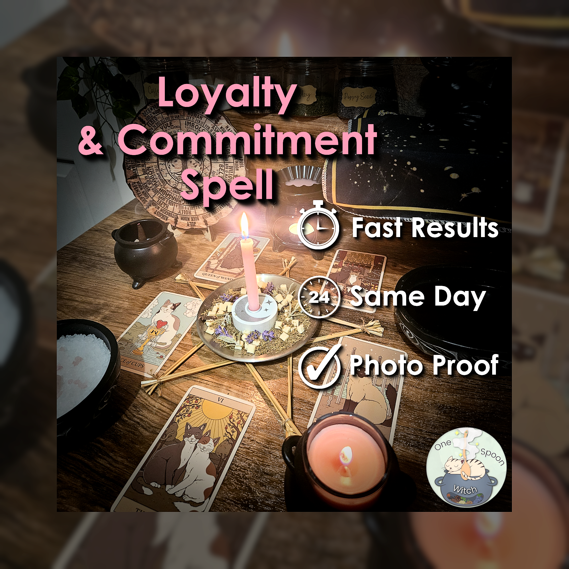Loyalty and Commitment Spell - SAME DAY Casting for Trust, Communication, Connection, Relationship, & Friendship 🩷