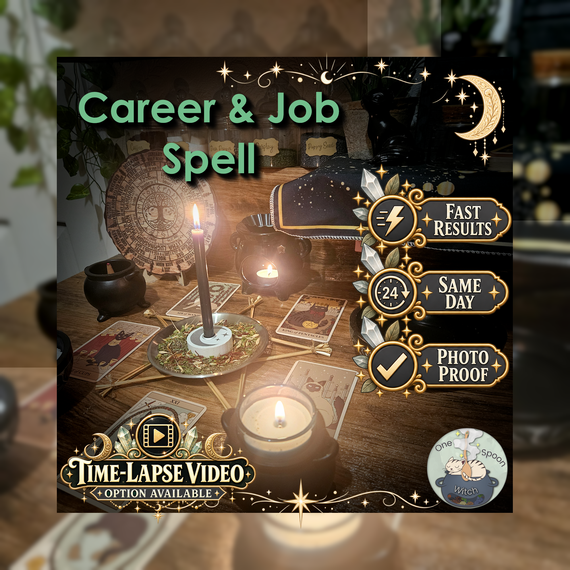 Career and Job Spell - SAME DAY Casting for Financial Success, Wealth, Prosperity, Opportunity, & Fortune