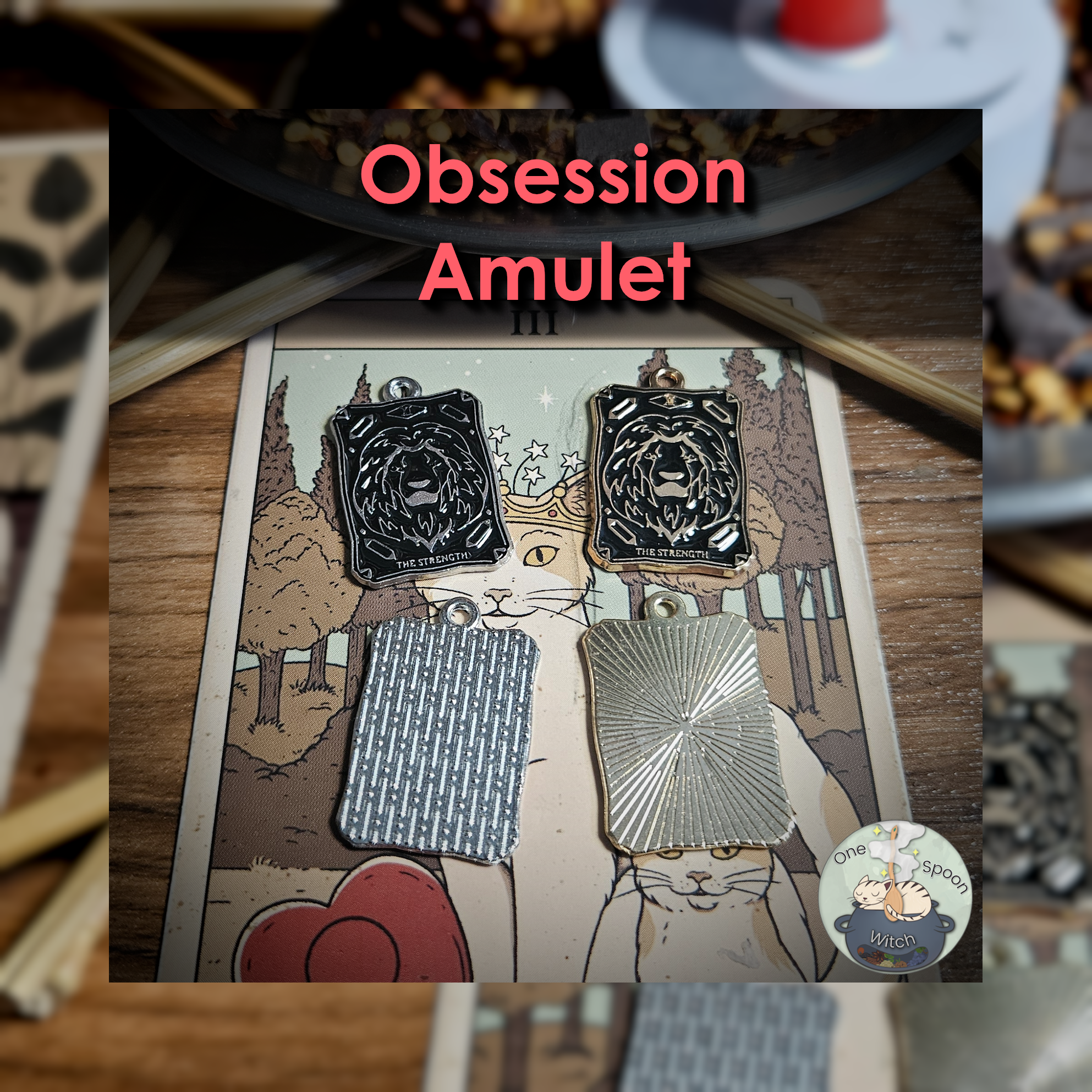 Ritually Bound Obsession Amulet - Magnet for Attraction, Sensuality, Connection, Chemistry (Tarot Charm Vessel) 💞