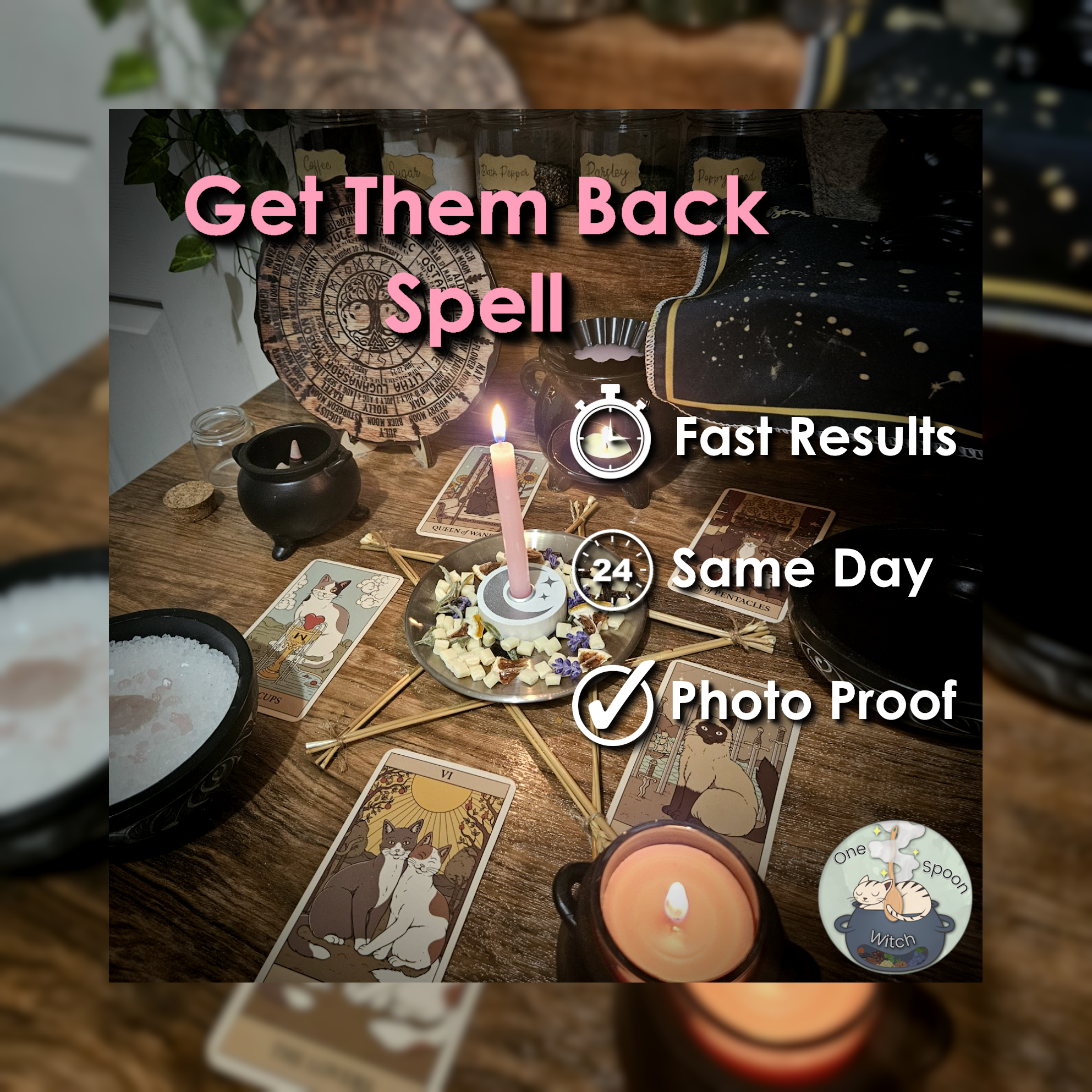 Get Them Back & Reconcile Spell - SAMEDAY Casting for Trust, Communication, Loyalty 🩷