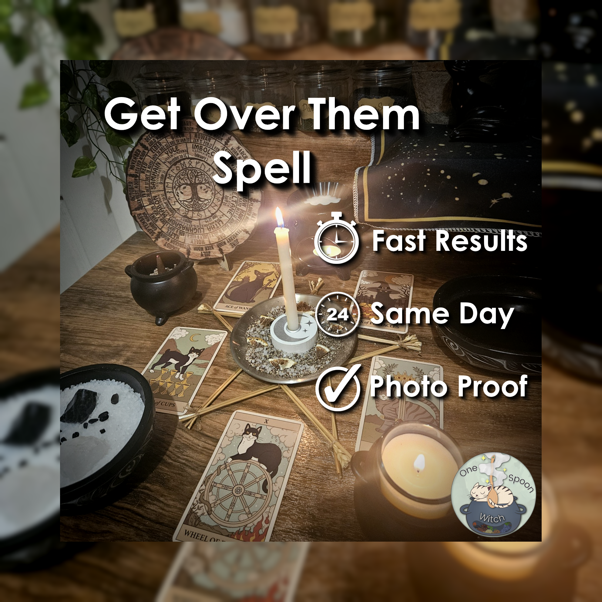 Get Over Them & Reset Spell - SAMEDAY Casting for Clarity, Healing, Cleansing, Emotional Blocks 💡