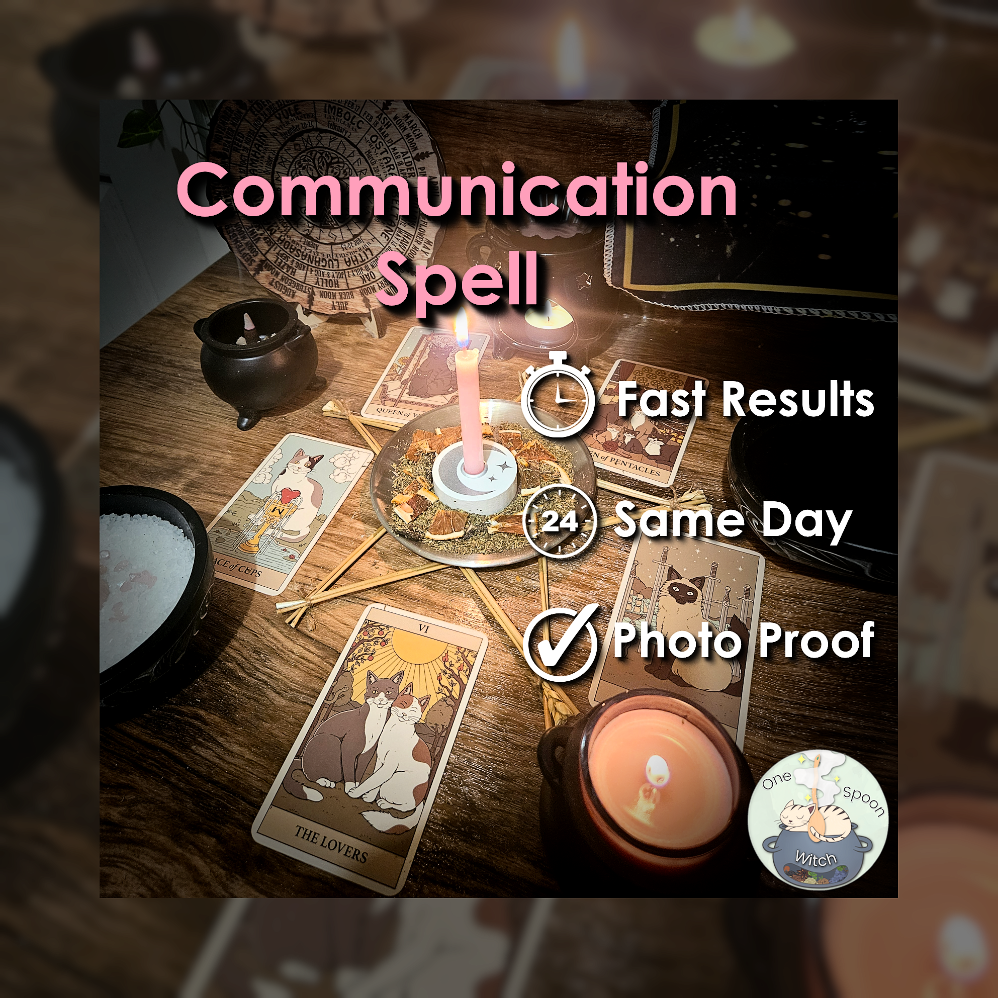 Communication Spell - SAME DAY Casting for Trust, Commitment, Connection, Relationship, & Friendship 🩷