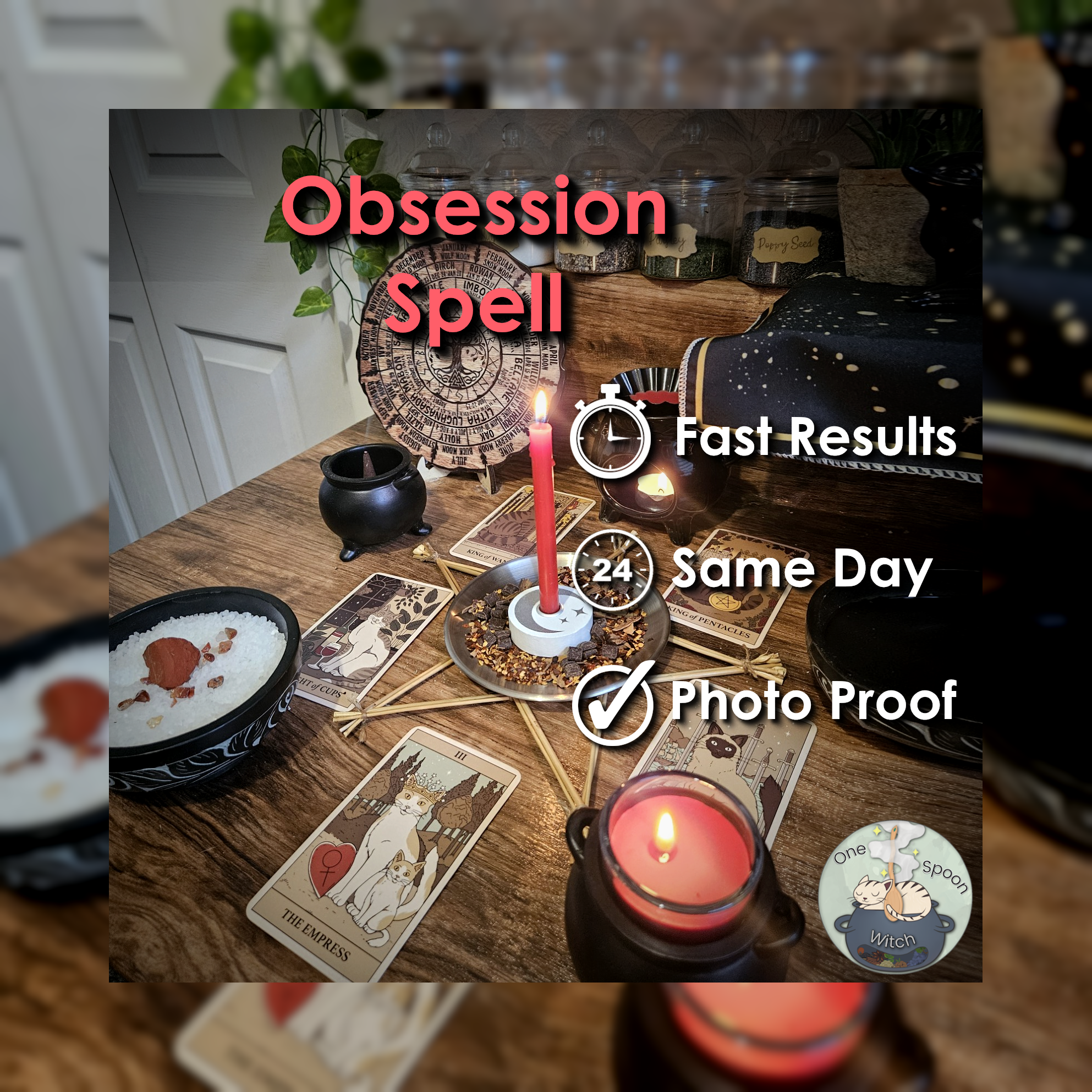 Obsession Spell - SAME DAY Casting for Attraction, Sensuality, Connection, Love, & Chemistry 💞