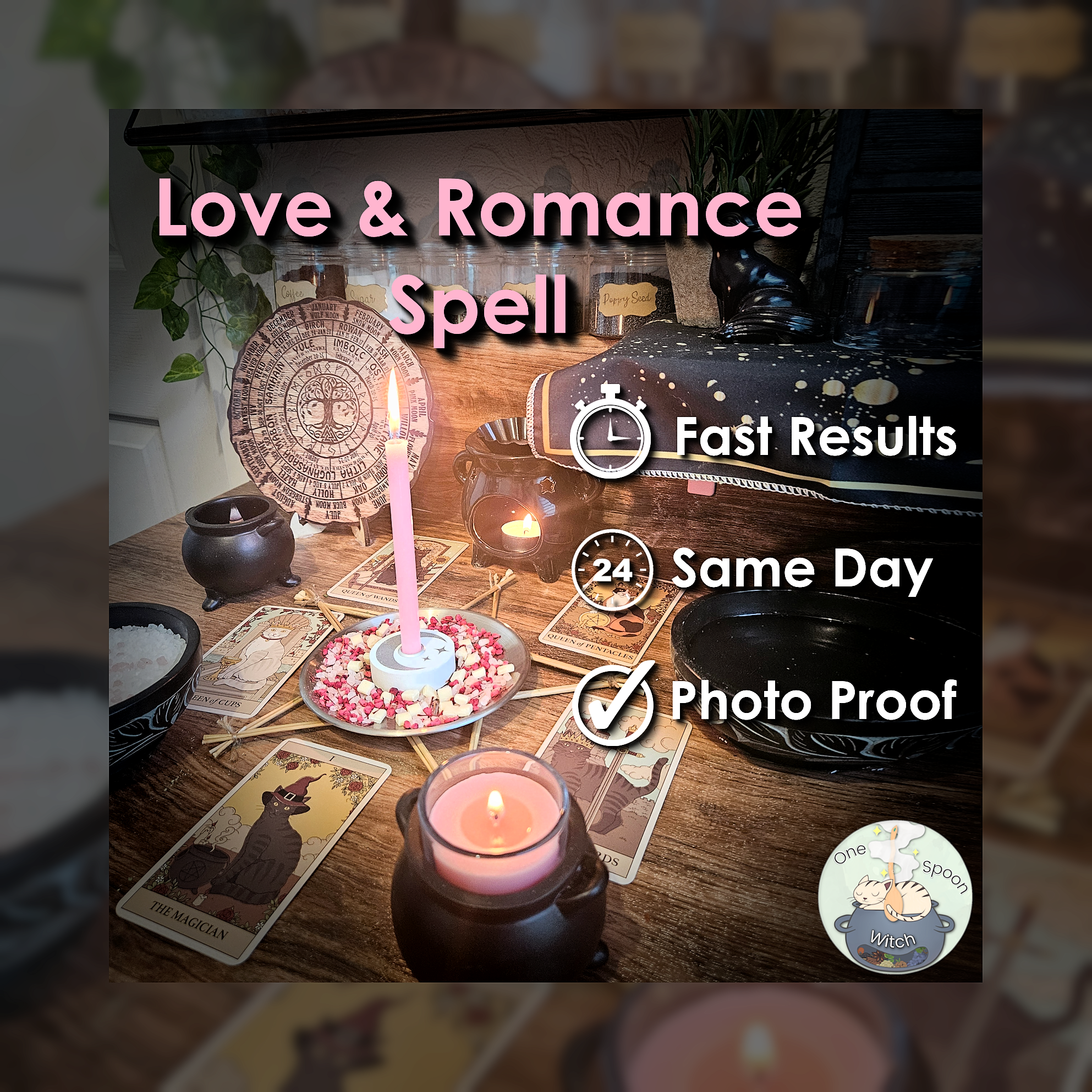 Love and Romance Spell - SAME DAY Casting for Beauty, Empowerment, Attraction, Confidence, & Radiance 🌷