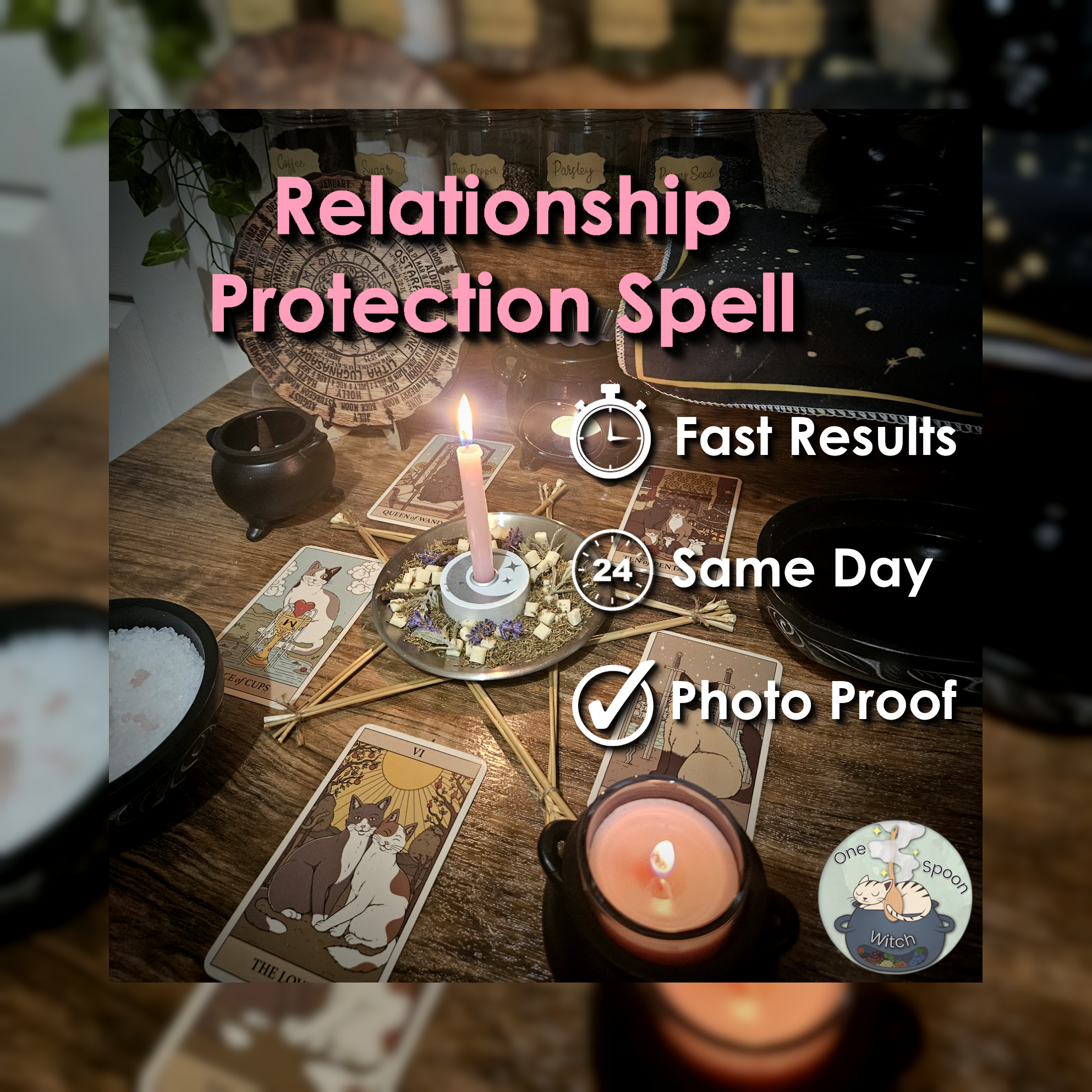 Relationship Protection Spell - SAME DAY Casting for Protection, Communication, Connection, Stability, & Shielding 🩷