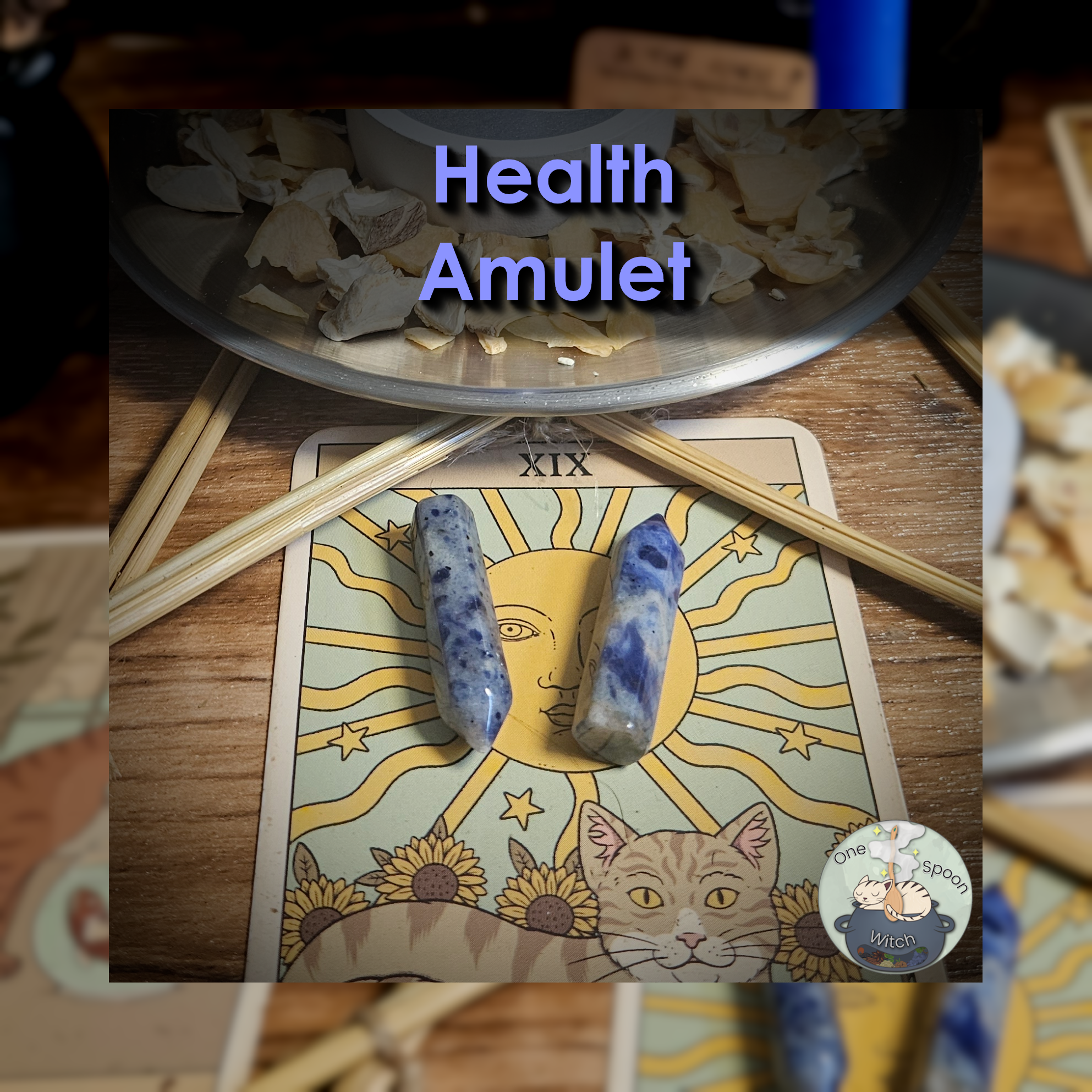 Ritually Bound Healing & Health Amulet - Magnet for Cleansing, Peace, Energy, Protection, Balance (Lapis Tower Crystal Vessel) 💫