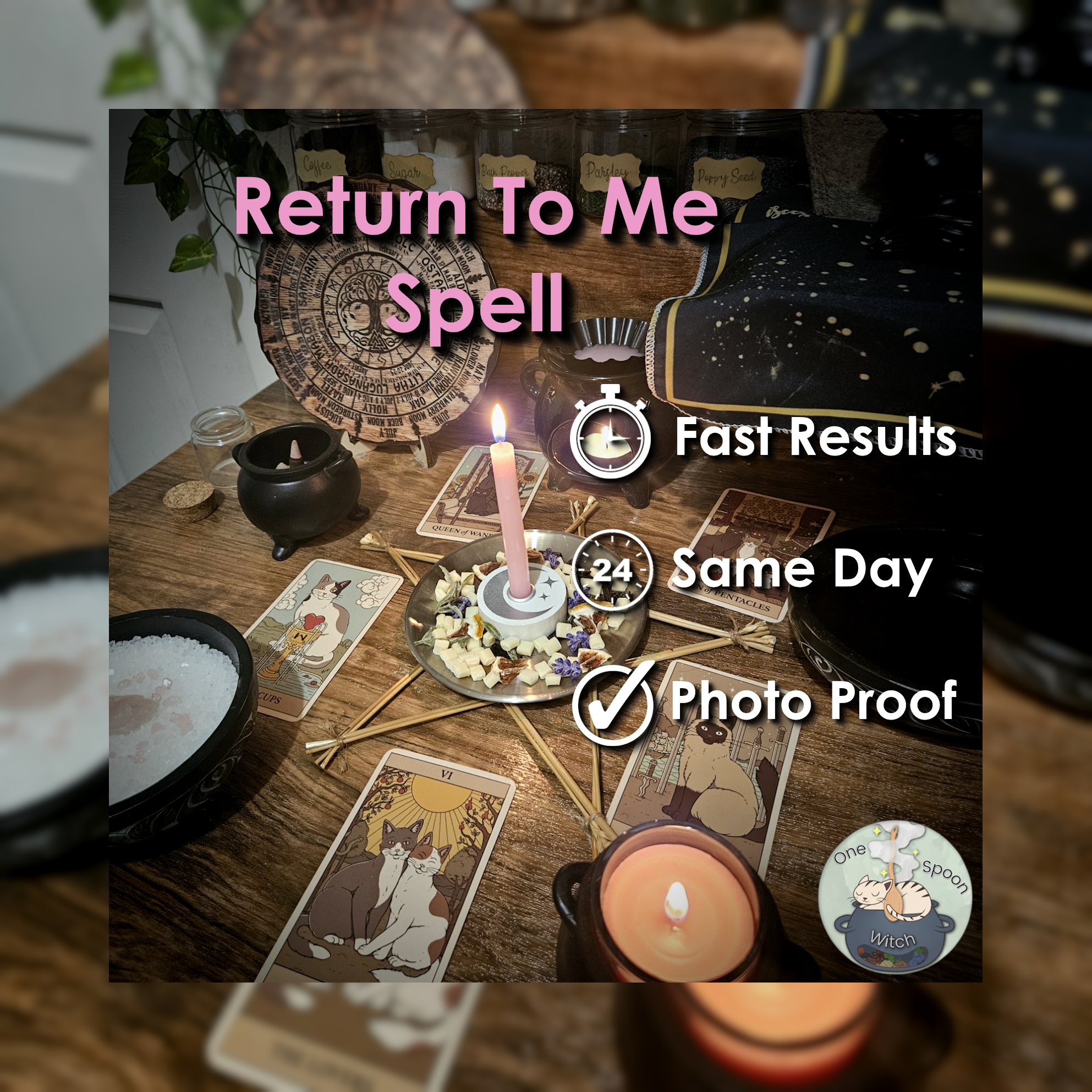 Return to Me & Come Back Spell - SAME DAY Casting for Trust, Communication, Connection, Loyalty 🩷