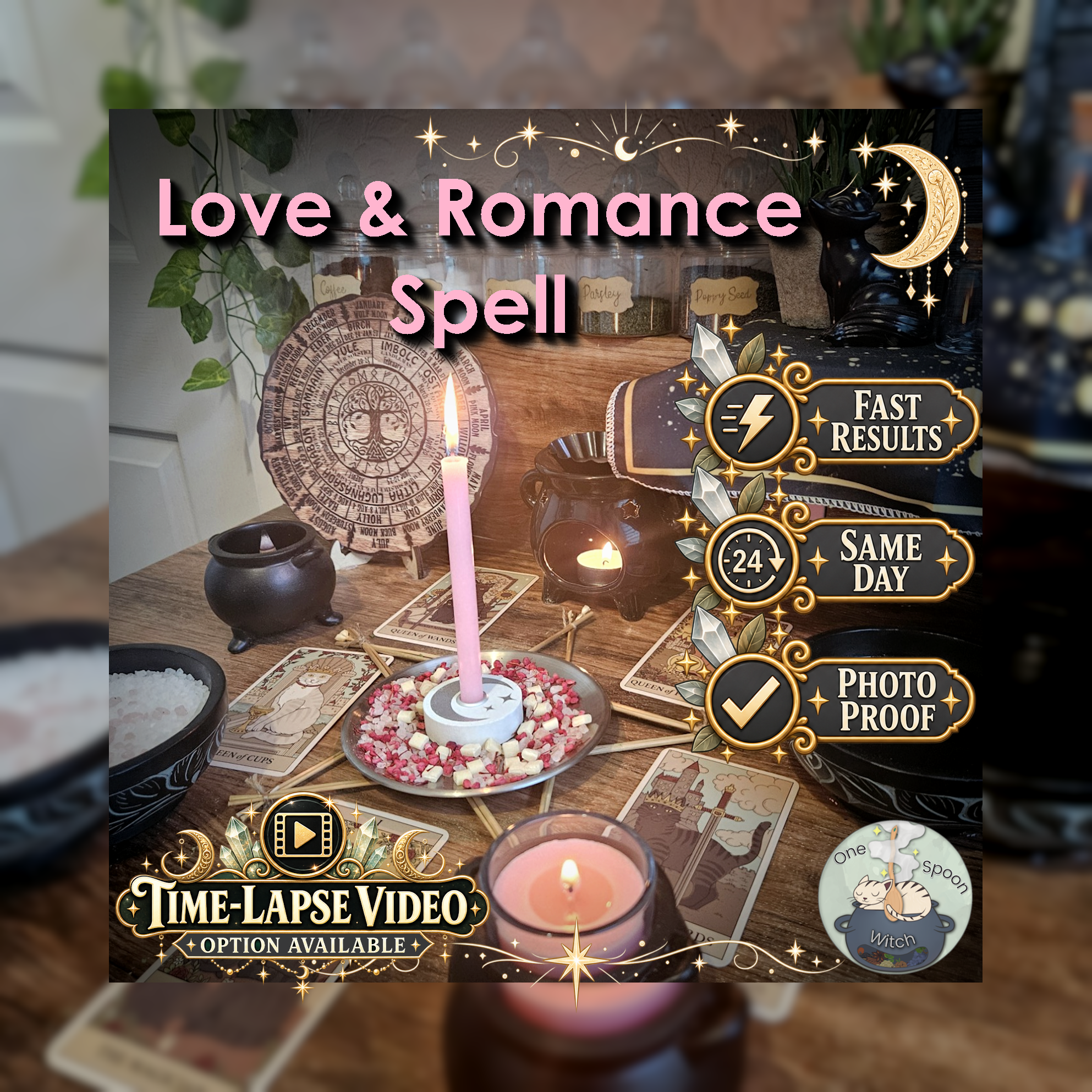 Love and Romance Spell - SAME DAY Casting for Beauty, Empowerment, Attraction, Confidence, & Radiance