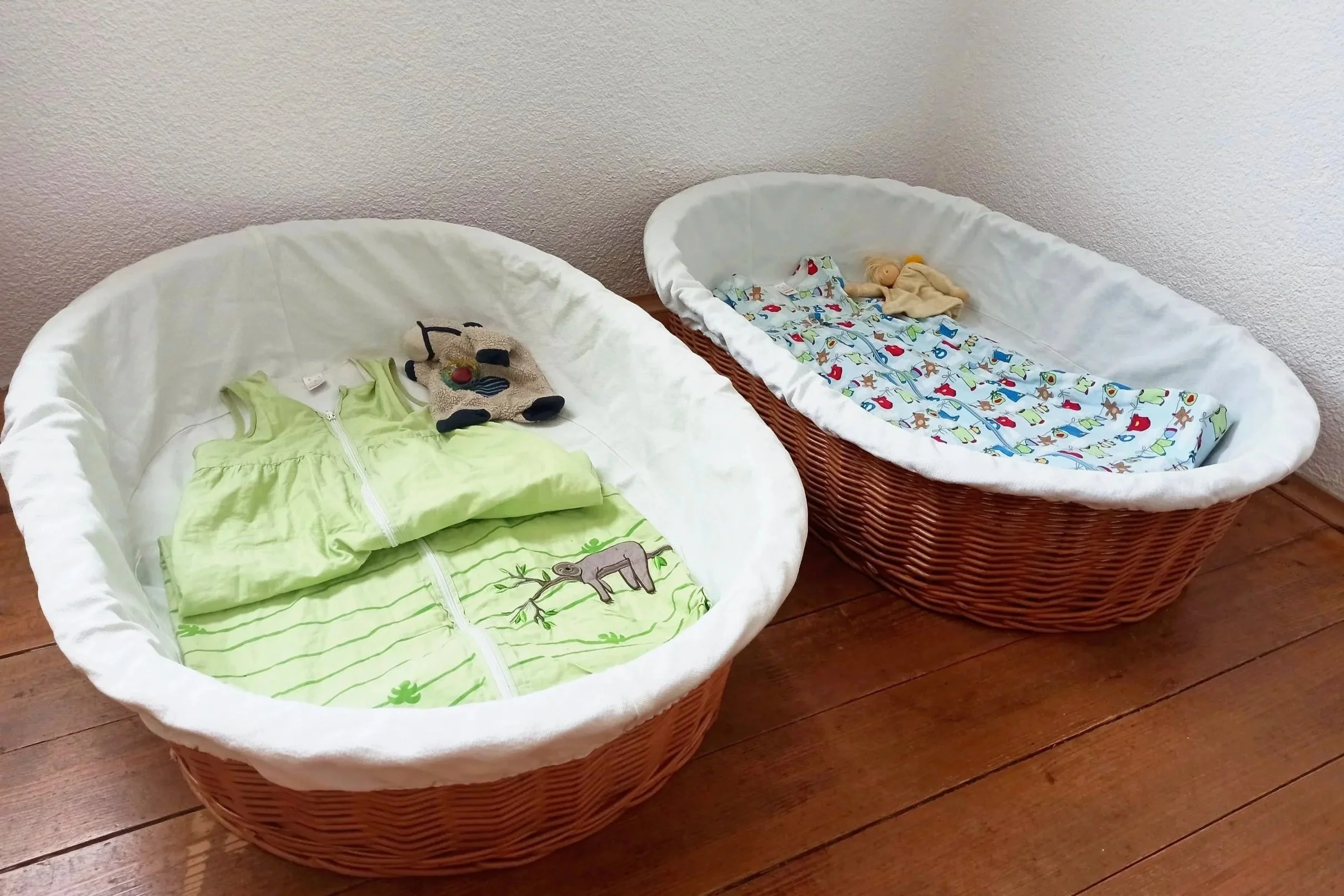 Schlafraum für die Kinder der Kindertagesbetreuung Kuhbergnest.