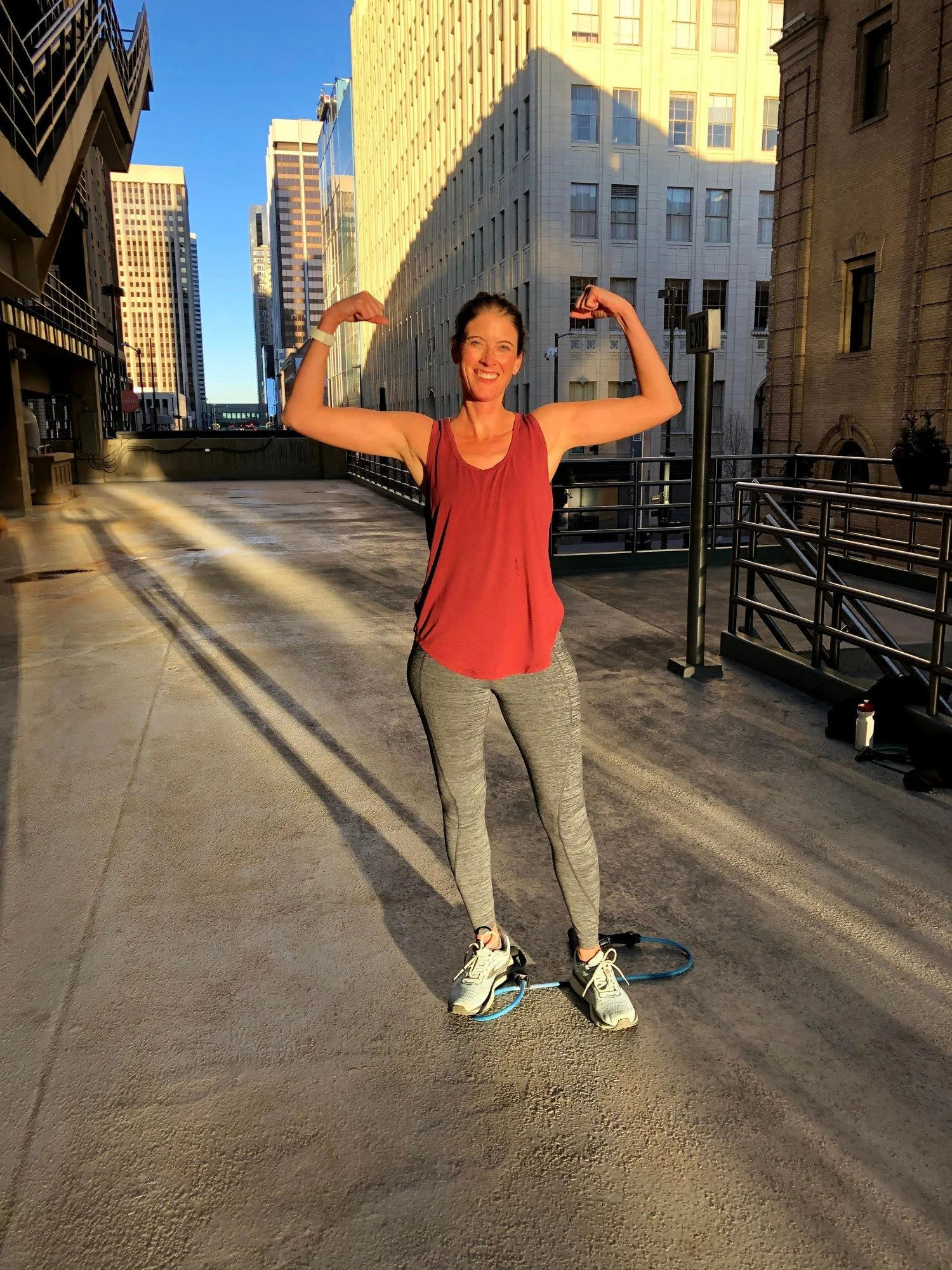 Client demonstrating progress through science-based strength training at Specimen Training.