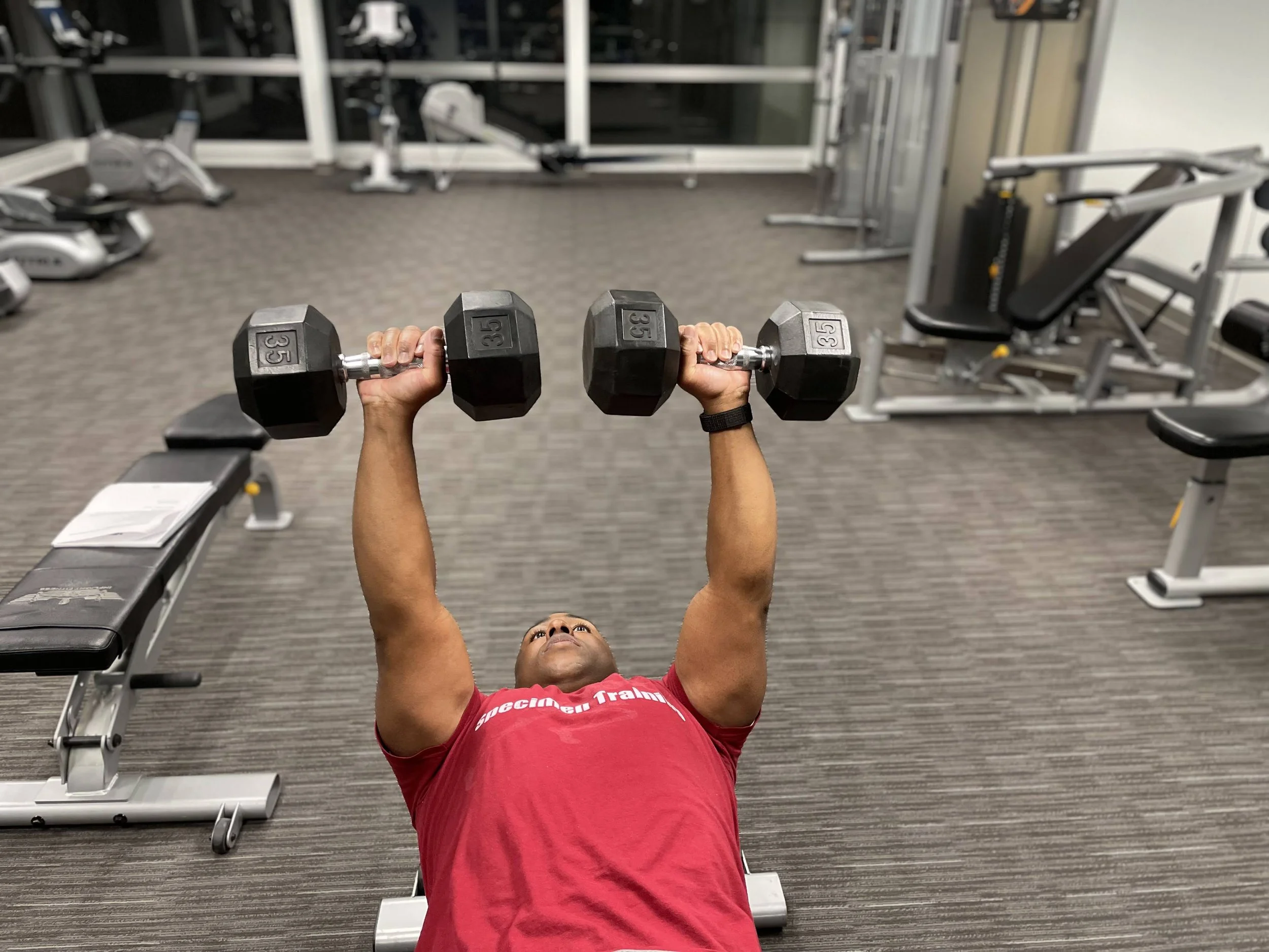 Dumbbell bench press