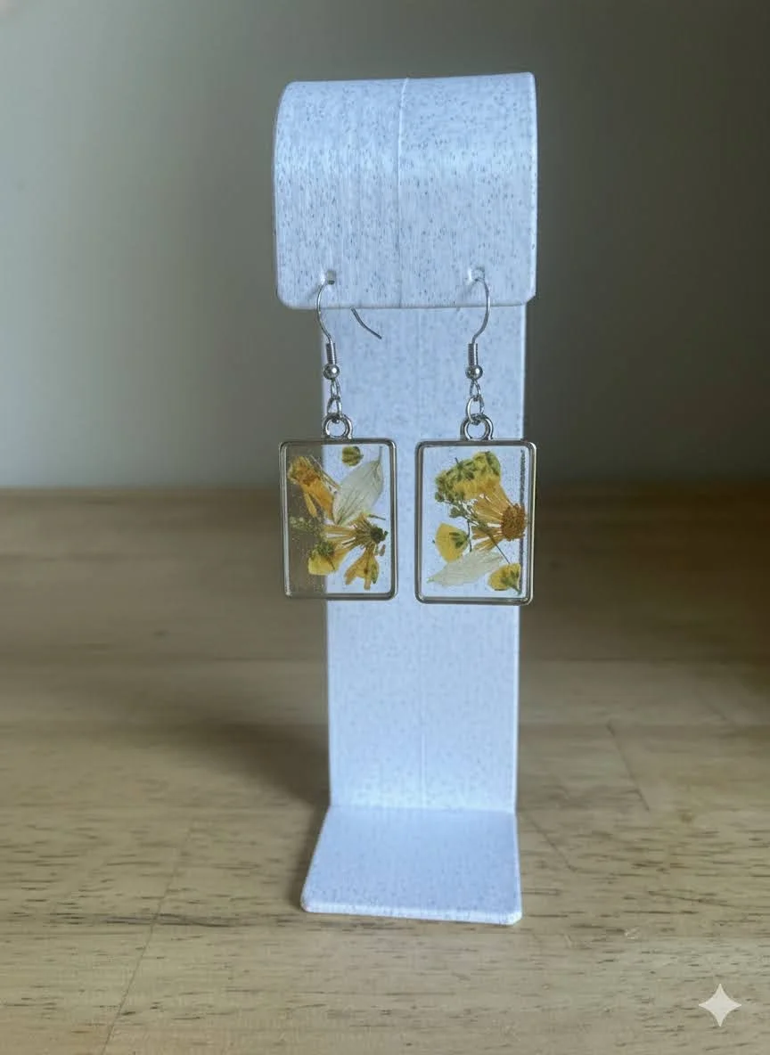 Yellow and White Floral Rectangle Drop - Jan 2026