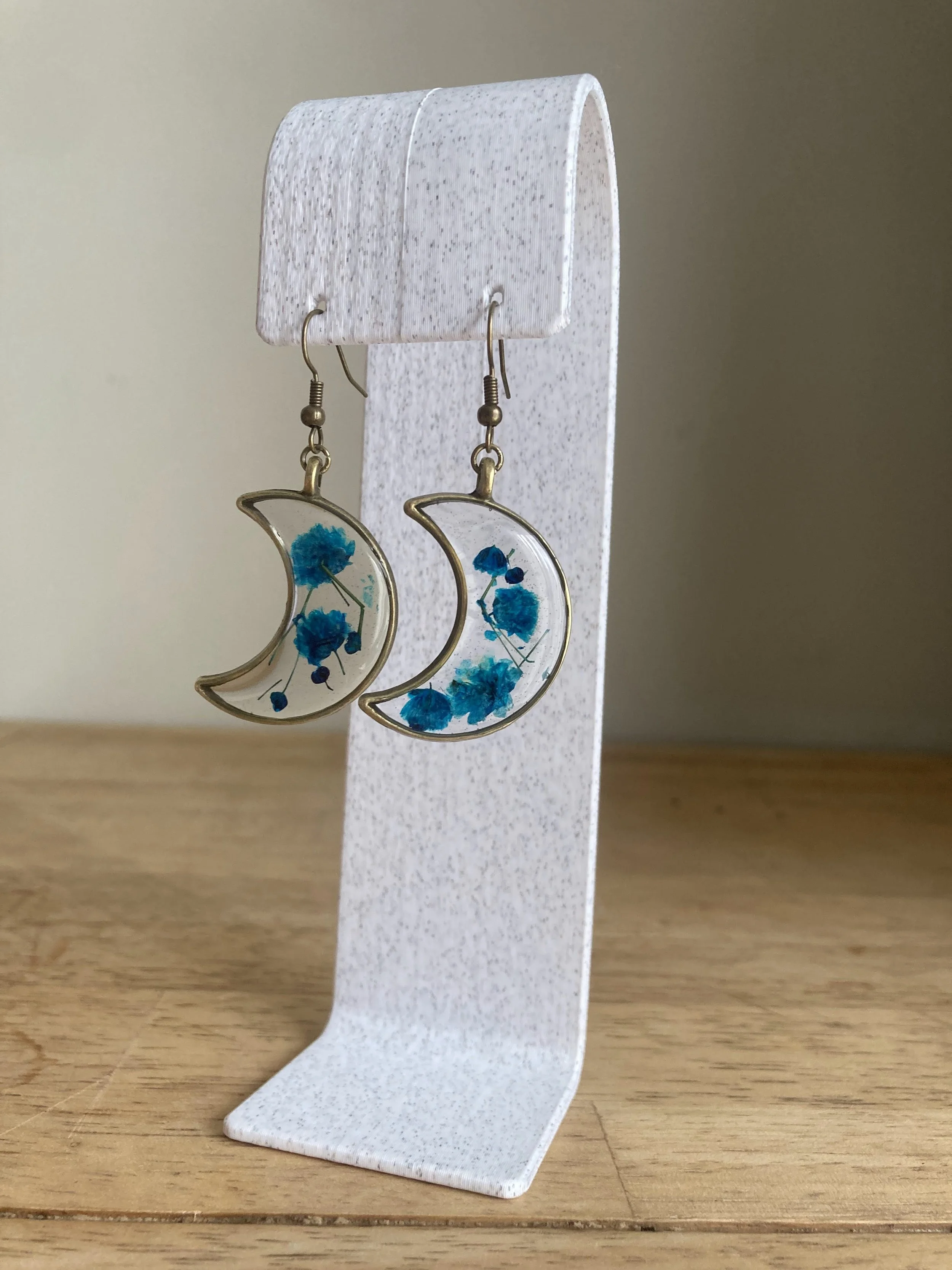 Blue Floral Crescent Drop - Dec 2025