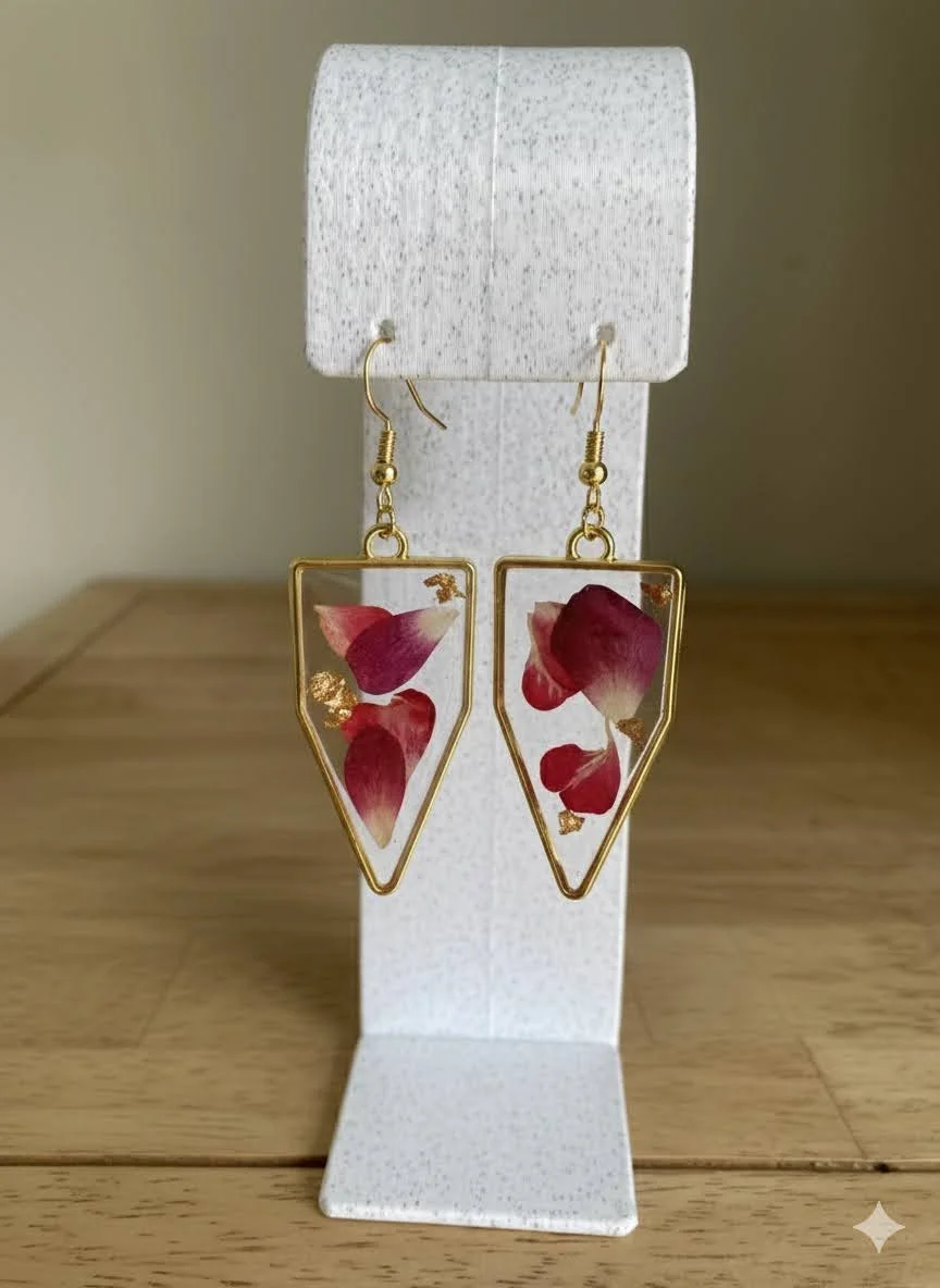 Pink & Maroon Floral Tapered Drop - Dec 2025