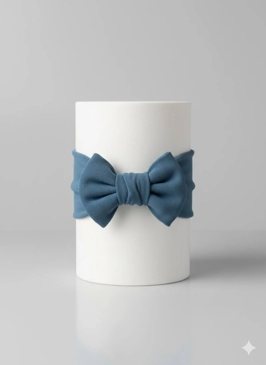 Handsewn Blue Headband