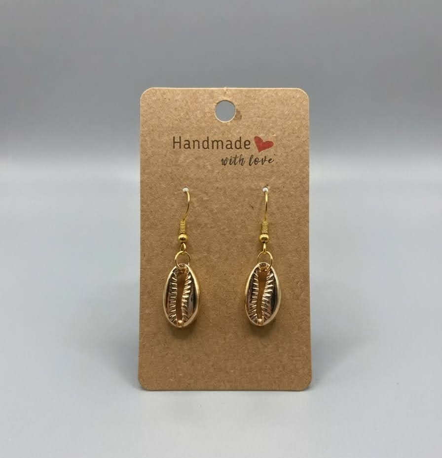 Cowrie Shell Drop Earring