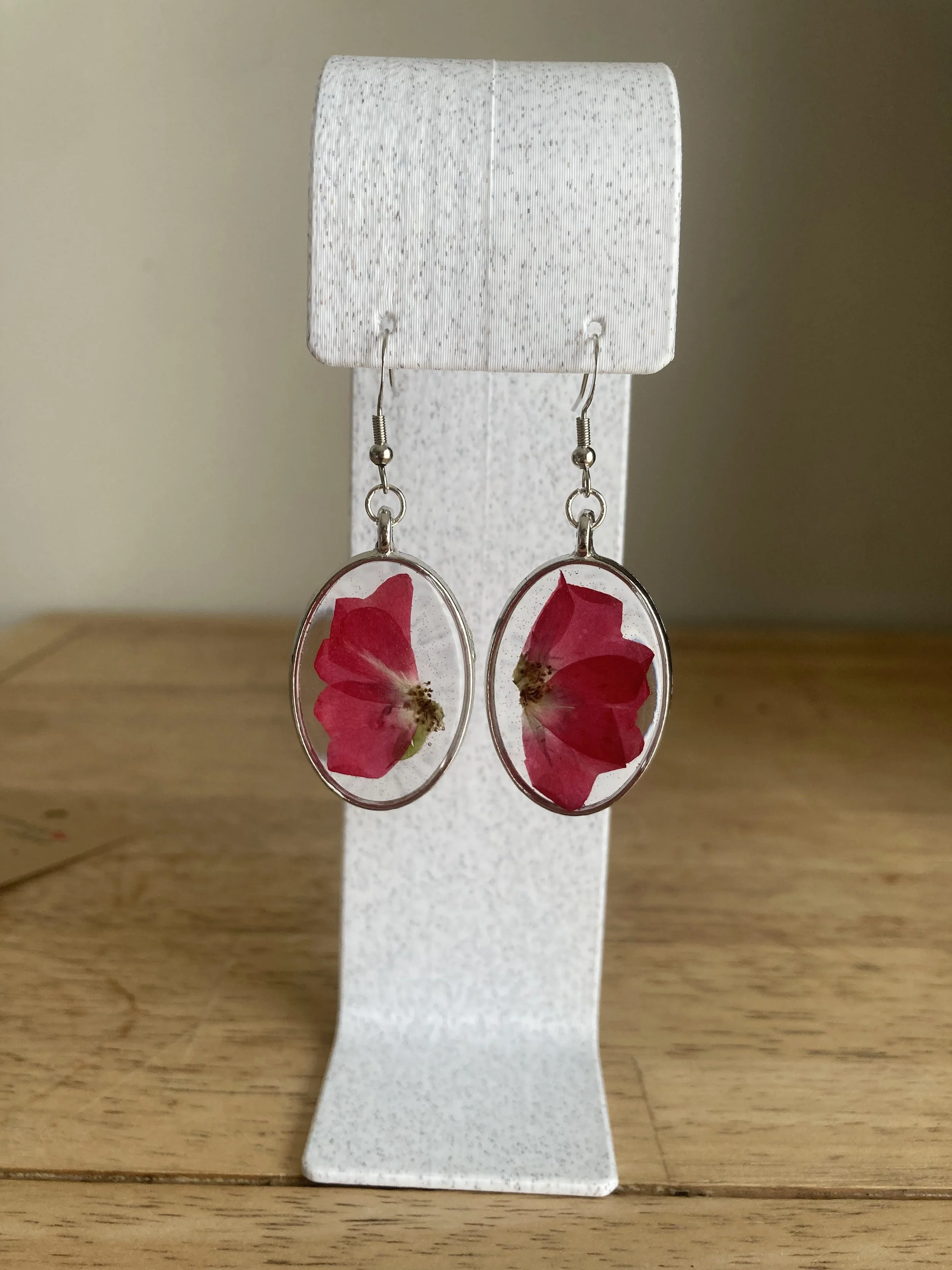 Pink Floral Oval Drop - Dec 2025