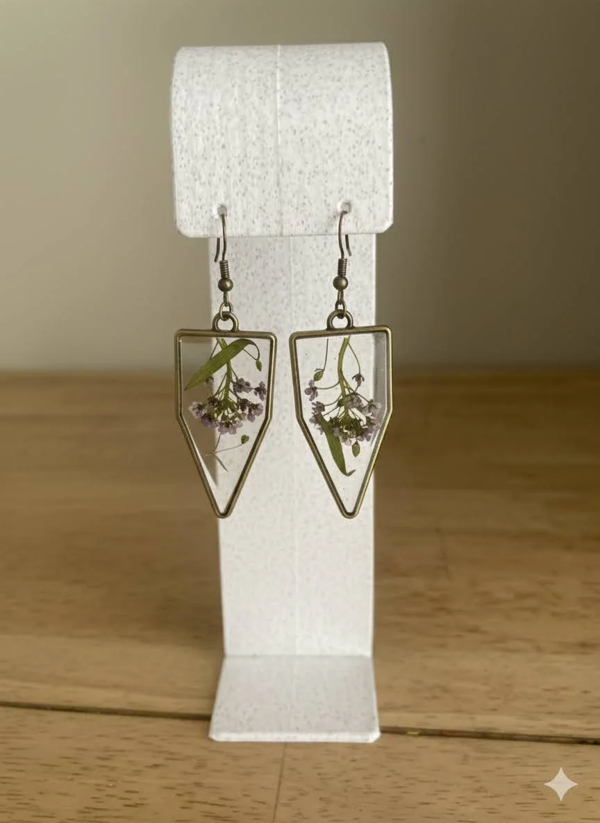 Purple Floral Tapered Drop - Dec 2025