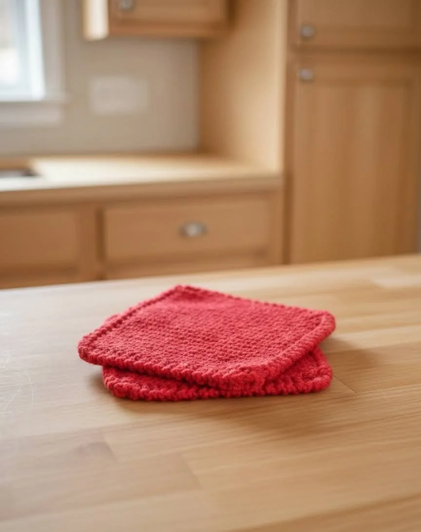 Hand-Knit Discloth (Set of 2)