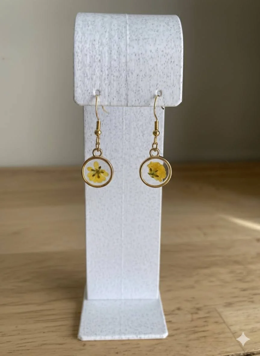 Yellow Floral Mini Circle Drop - Dec 2025