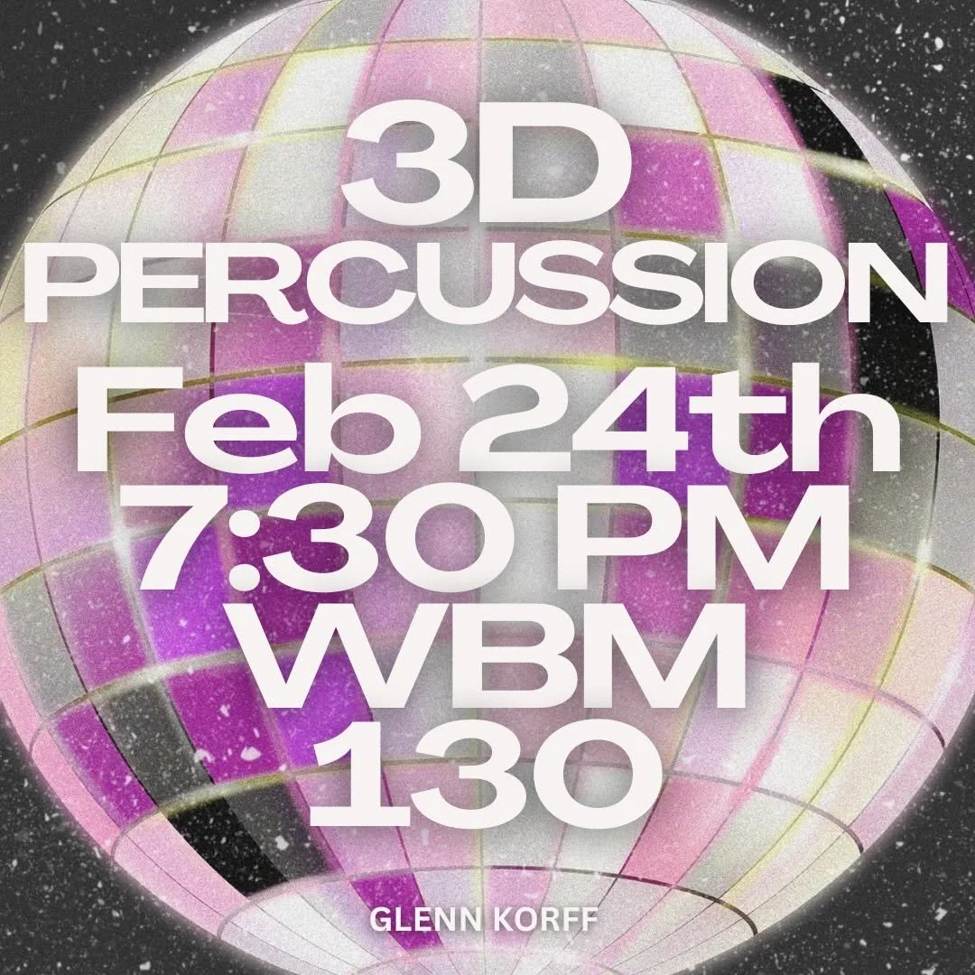 Guest Artist Recital: 3D Percussion