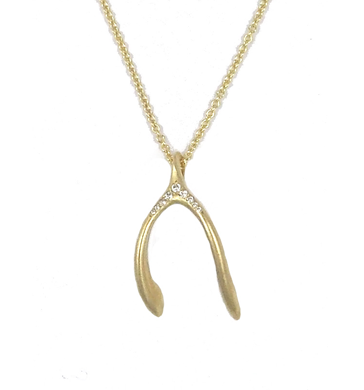  Wishbone 
 Pendant with pavé diamonds, RSN26