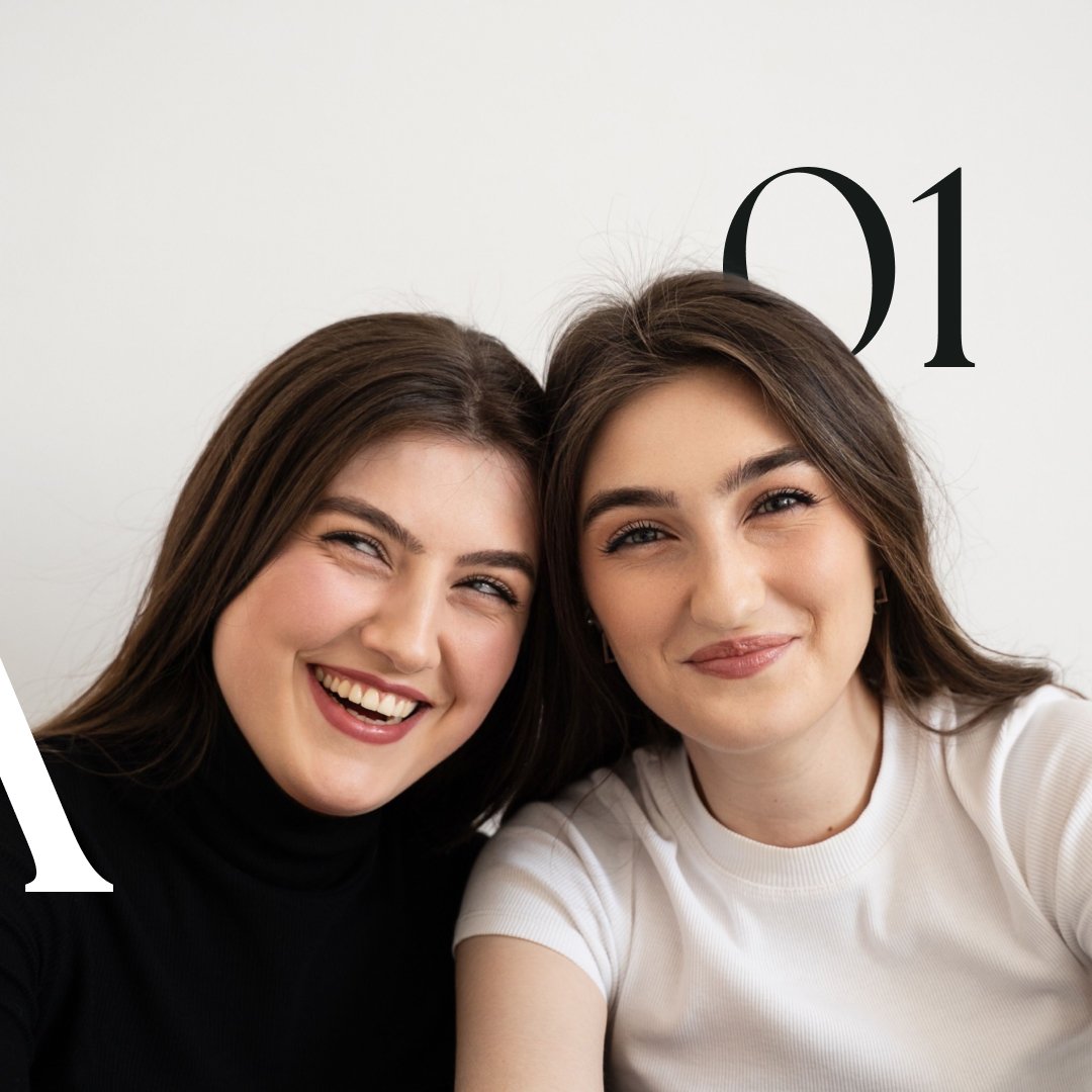 Image of two female patients smiling. 