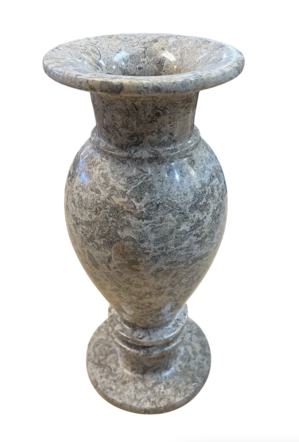 12" Mexican Onyx Vase - Hand Carved