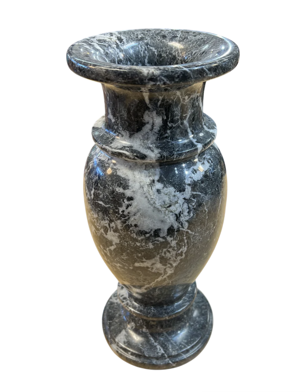 12" Mexican Onyx Vase - Hand Carved