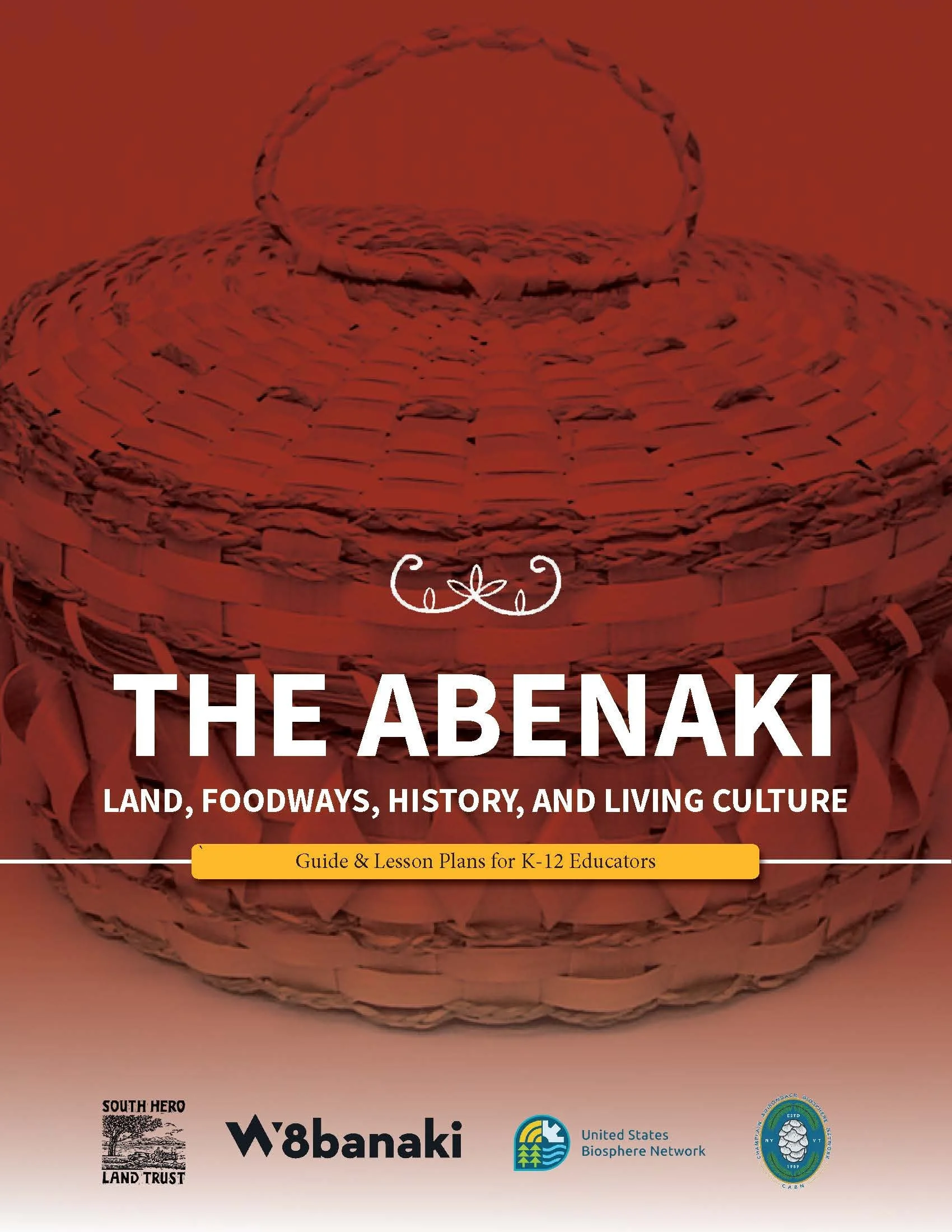 A picture of the cover of the Abenaki Foodways Educator Guide