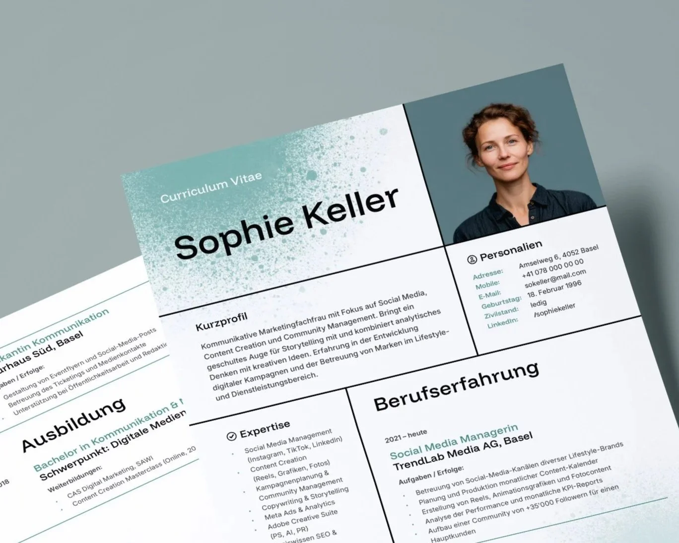  Basic CV Dusty Green Ausschnitt 