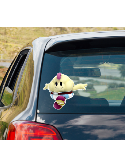Super Mario Bros. MALLOW vinyl decal #1