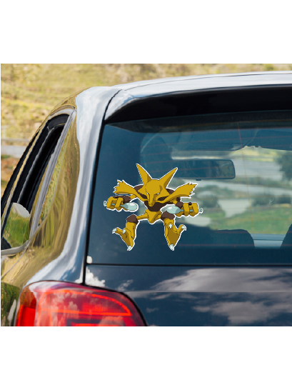 Pokemon ALAKAZAM vinyl decal #1