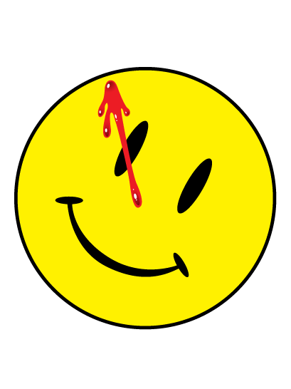 Watchmen COMEDIAN BLOODY SMILEY Logo vinyl decal
