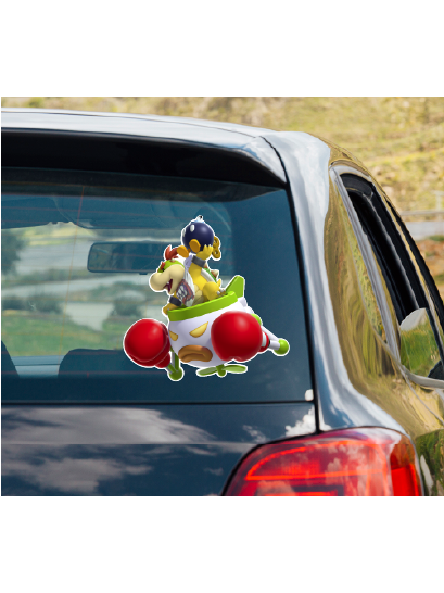 Super Mario Bros. BOWSER JR. vinyl decal #3