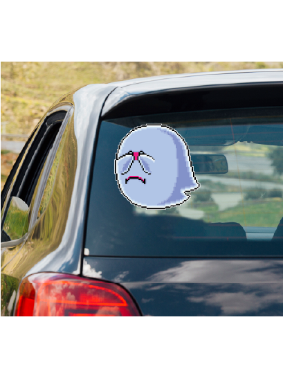 Super Mario Bros. BOO vinyl decal #9