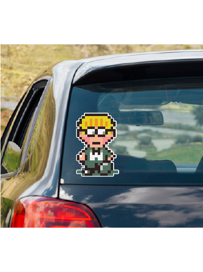 Earthbound JEFF vinyl decal #1