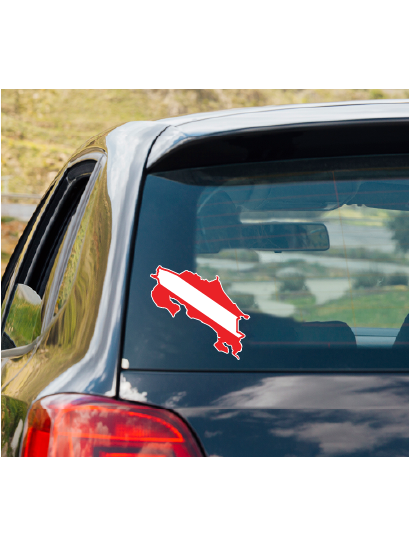 Dive Flag of COSTA RICA vinyl decal #1